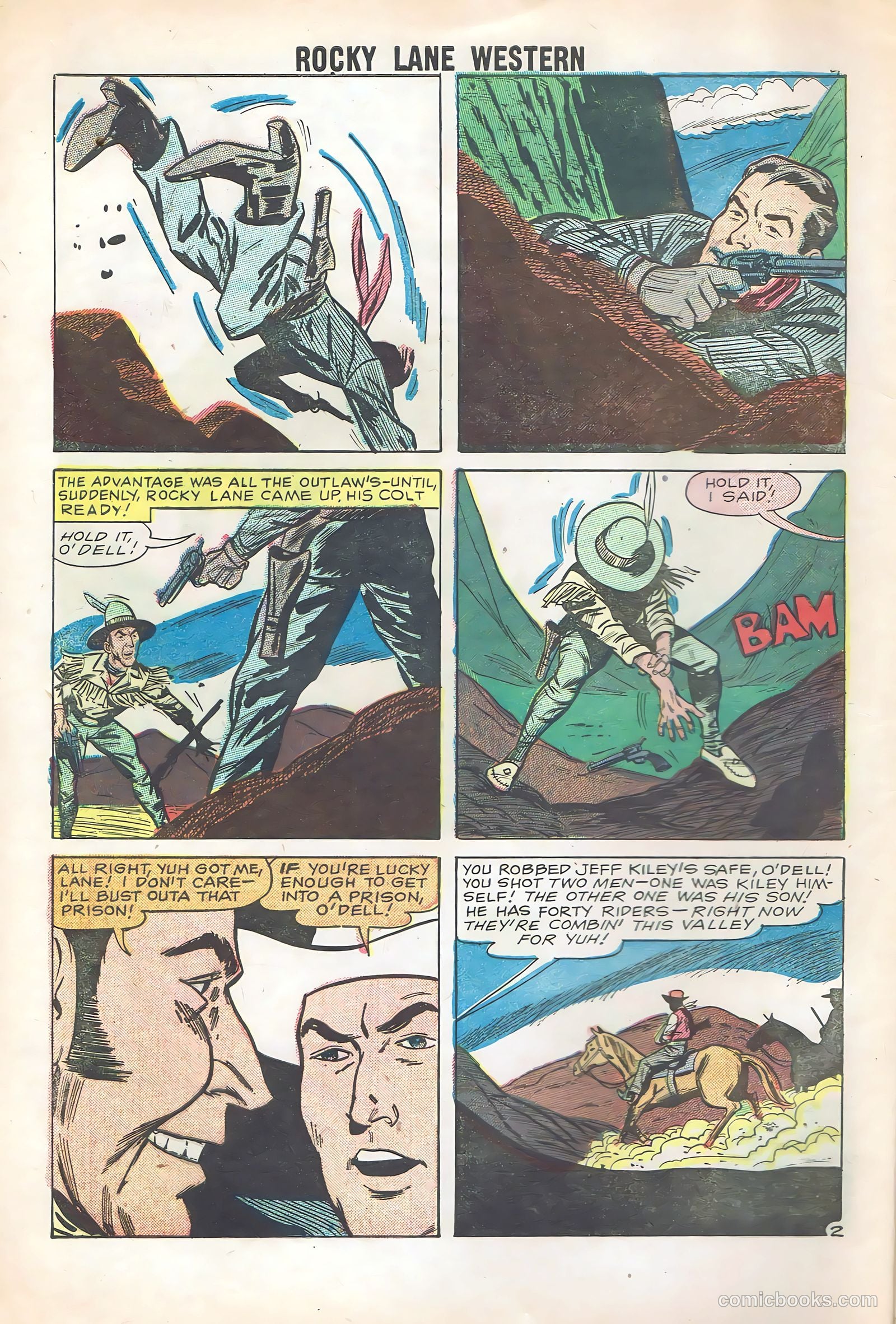 Rocky Lane Western #85 (1959) — page 4 of 36