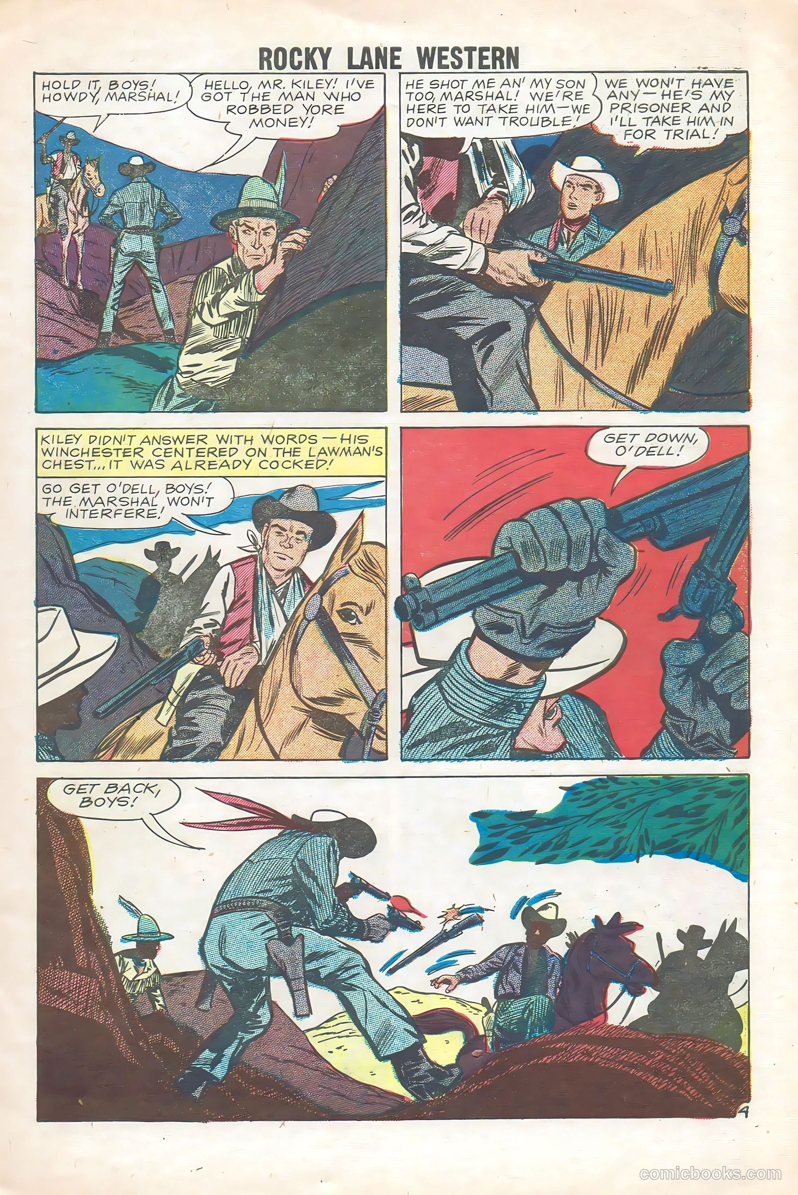 Rocky Lane Western #85 (1959) — page 7 of 36
