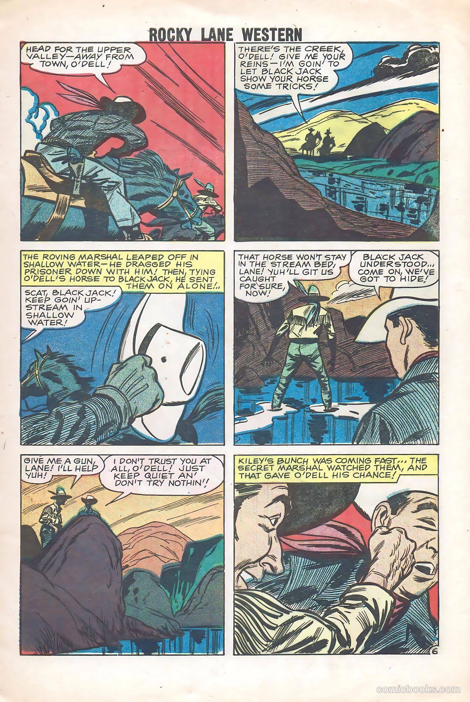 Rocky Lane Western #85 (1959) — page 9 of 36