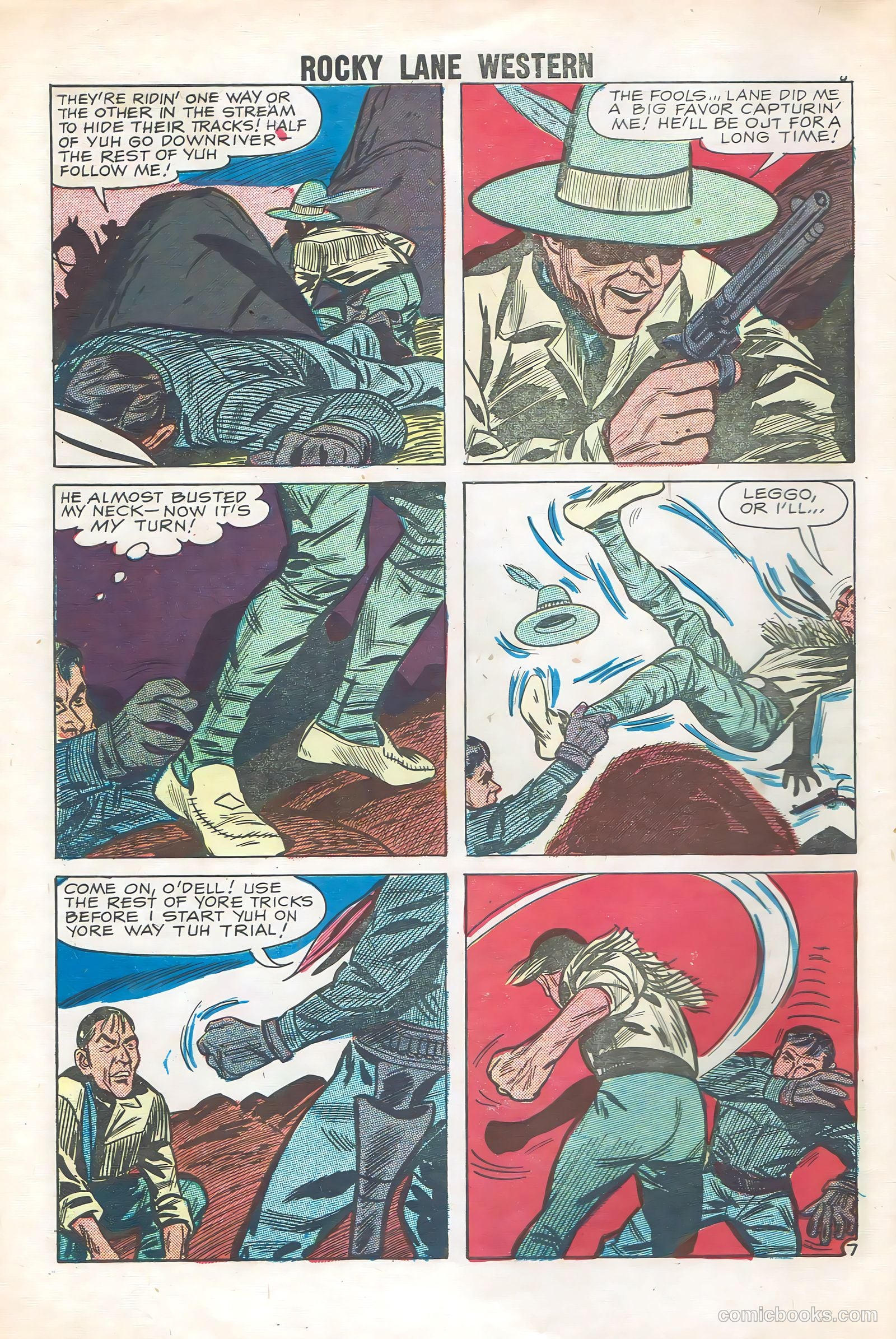 Rocky Lane Western #85 (1959) — page 10 of 36