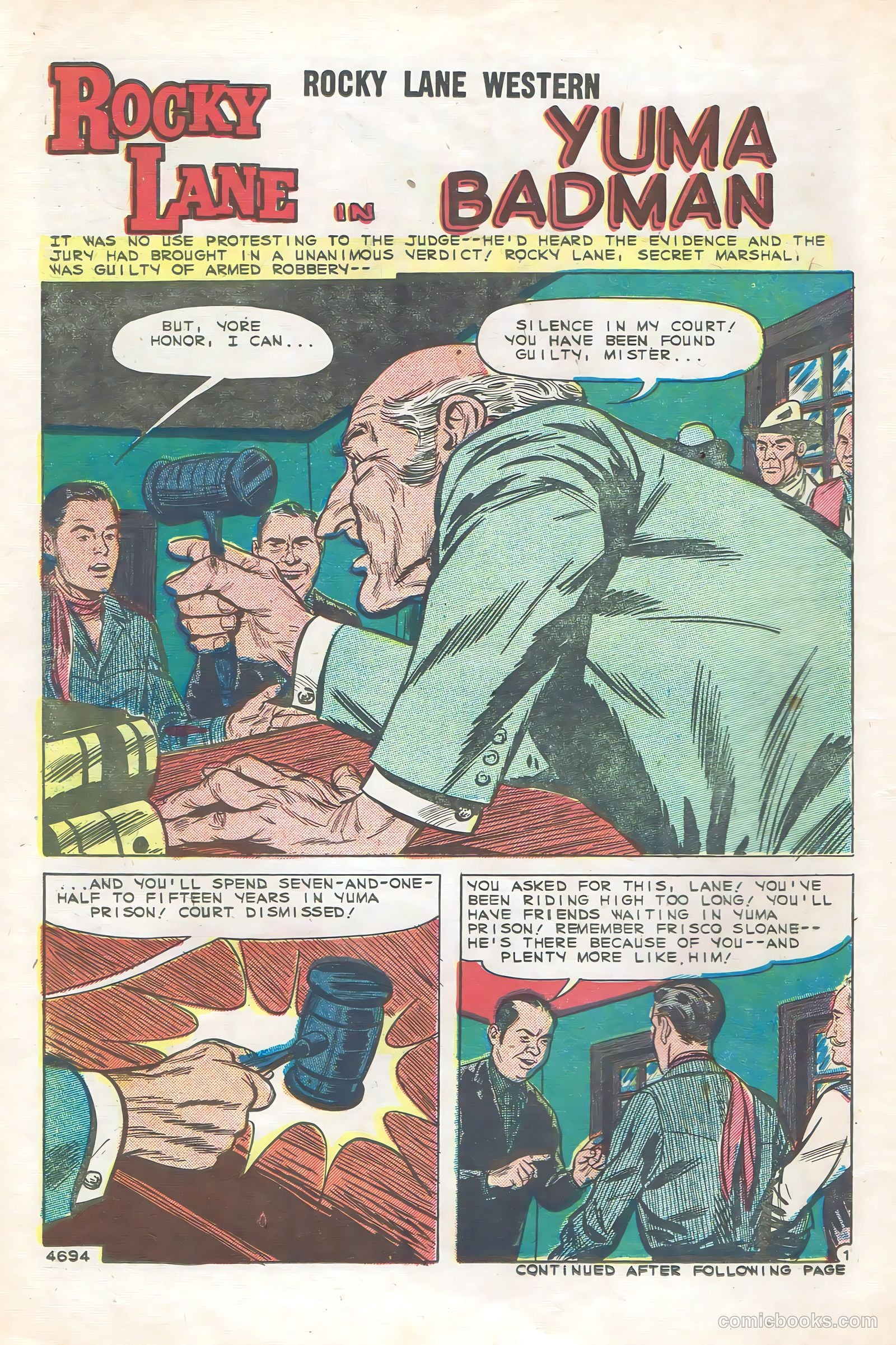 Rocky Lane Western #85 (1959) — page 14 of 36