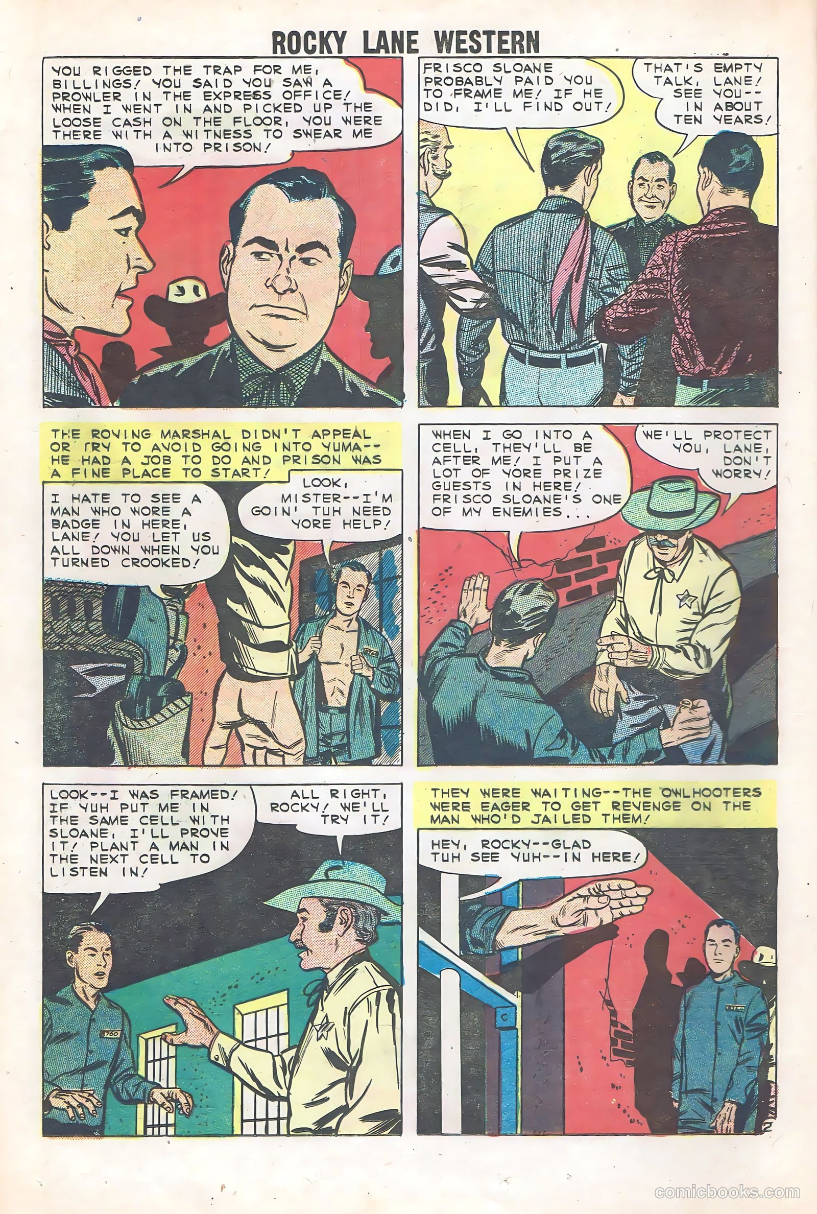 Rocky Lane Western #85 (1959) — page 16 of 36