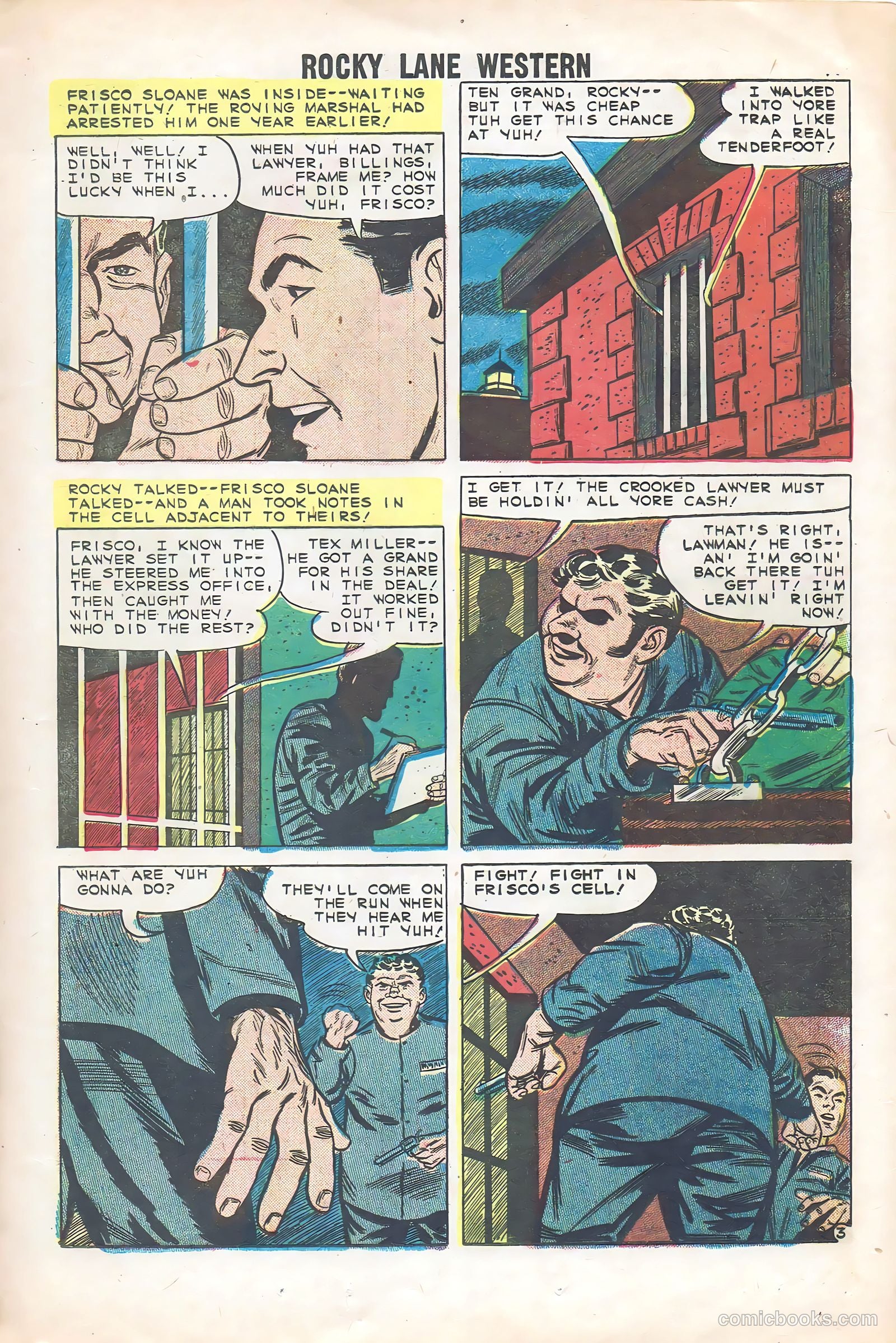 Rocky Lane Western #85 (1959) — page 17 of 36