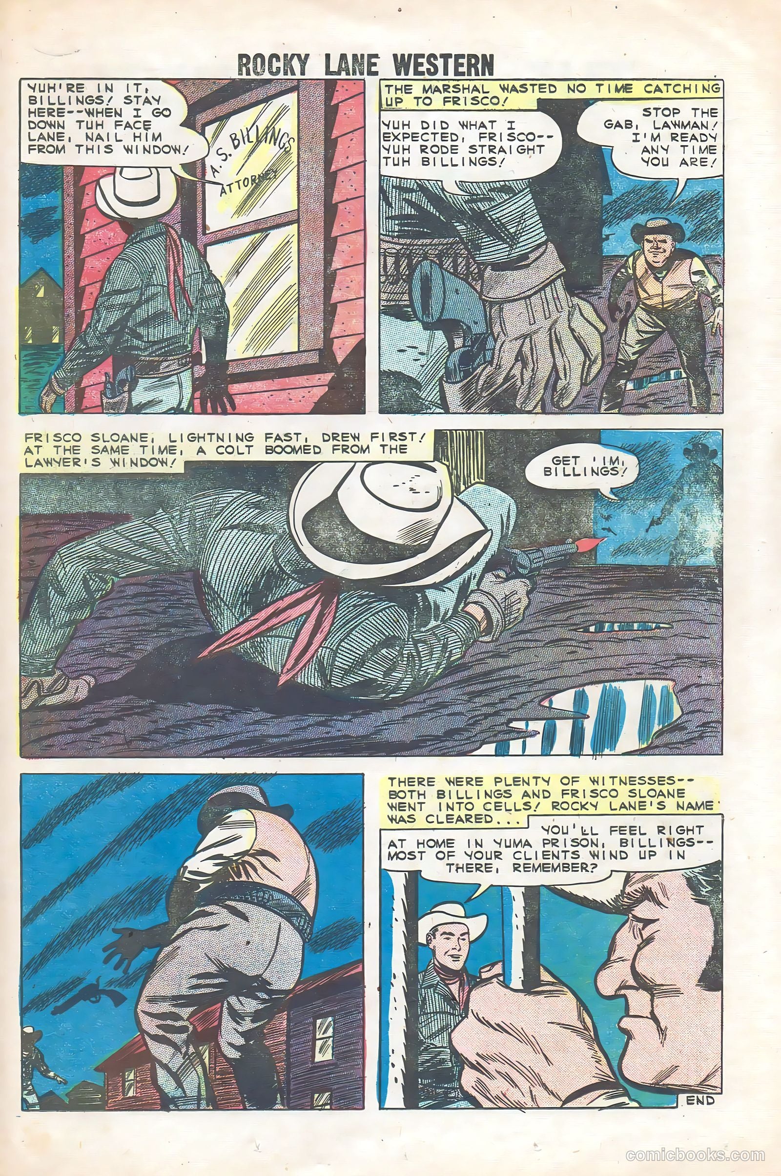 Rocky Lane Western #85 (1959) — page 19 of 36