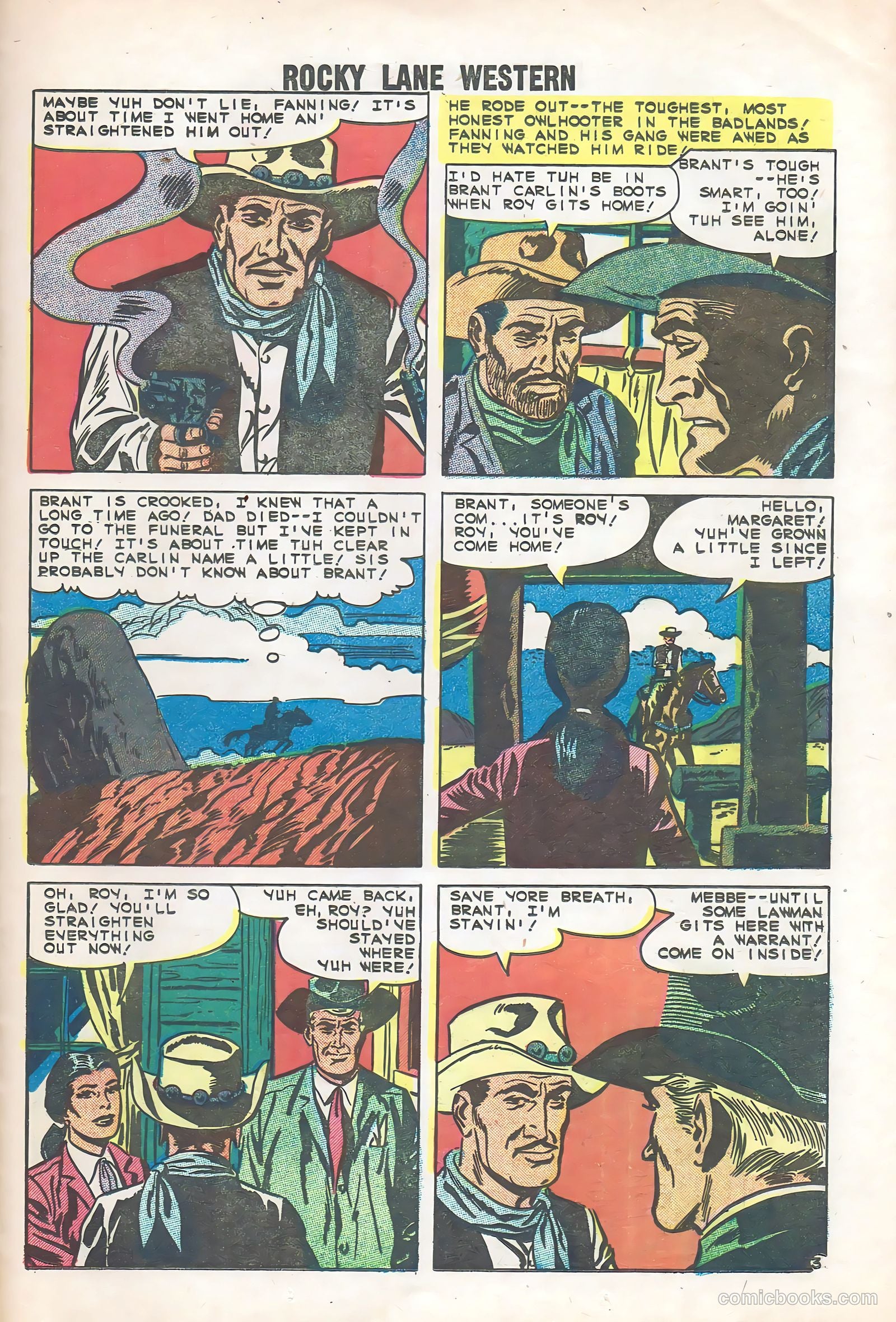 Rocky Lane Western #85 (1959) — page 25 of 36