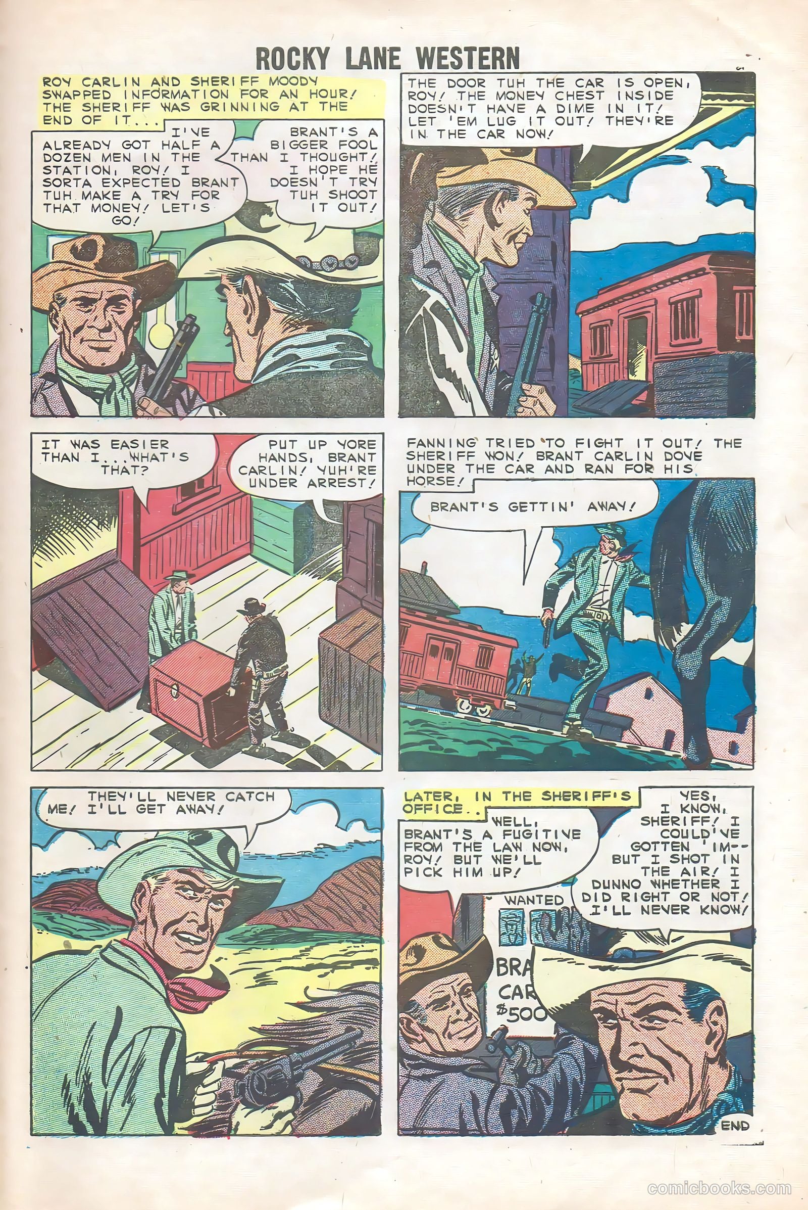 Rocky Lane Western #85 (1959) — page 27 of 36