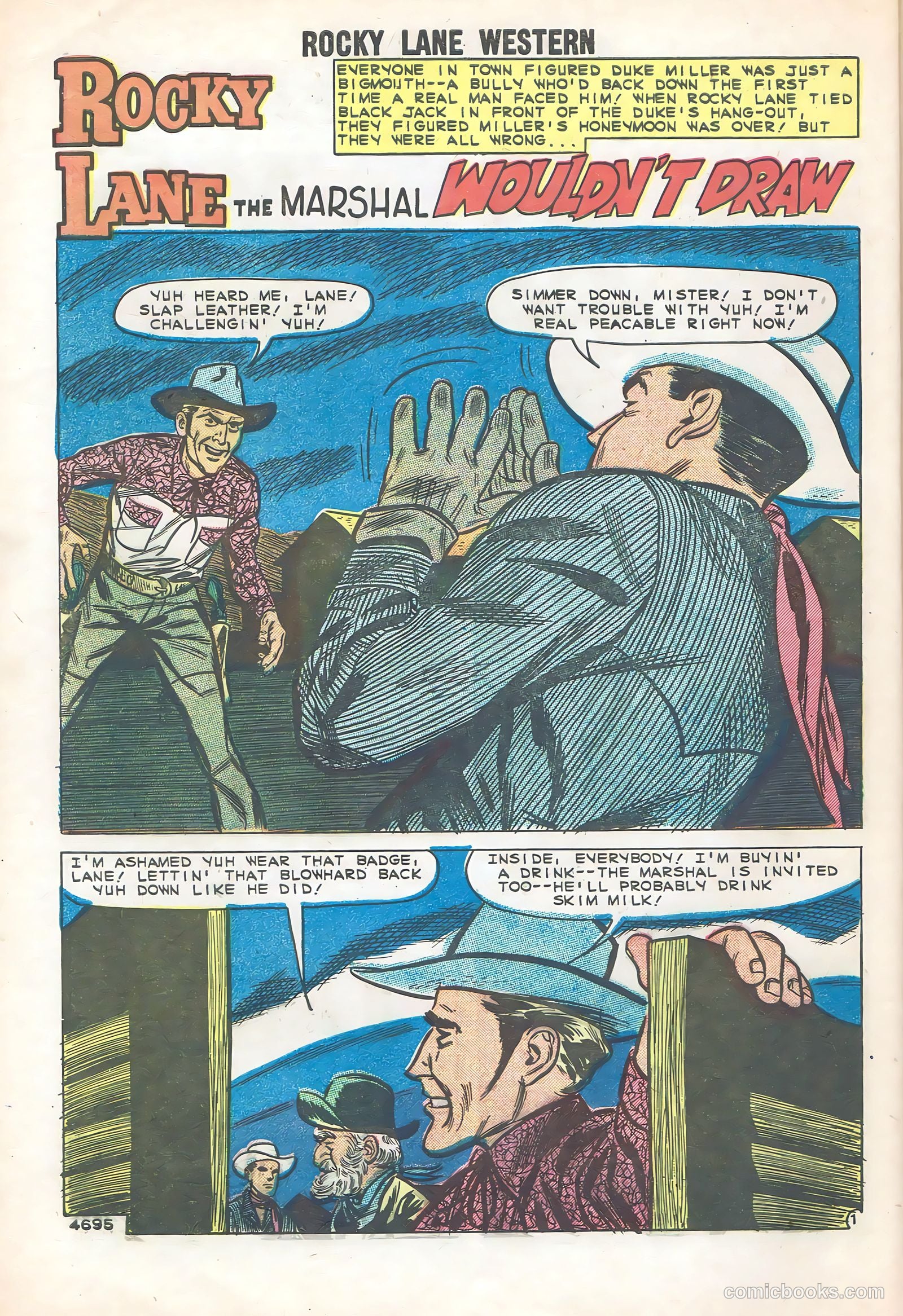 Rocky Lane Western #85 (1959) — page 28 of 36