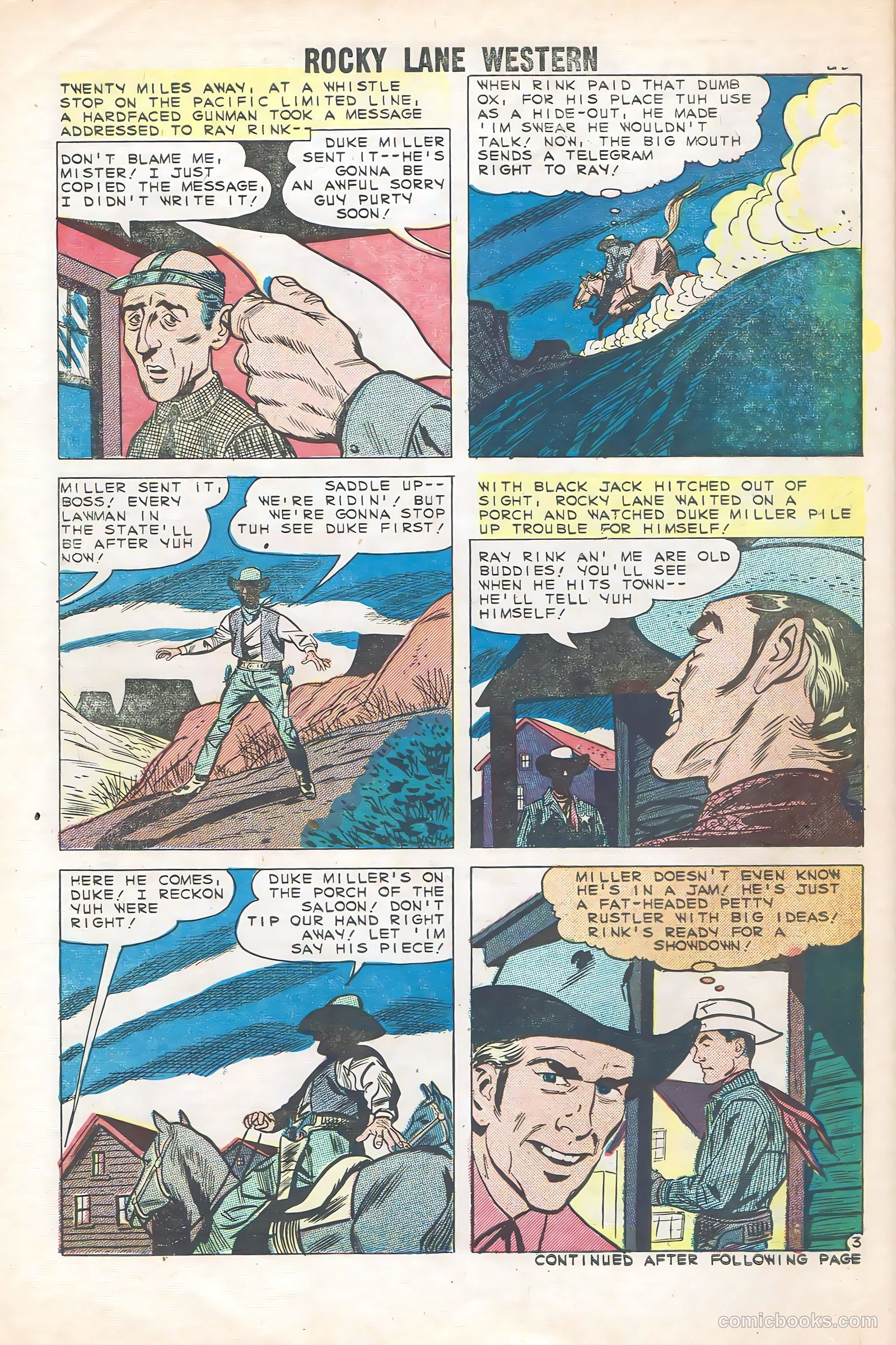Rocky Lane Western #85 (1959) — page 30 of 36