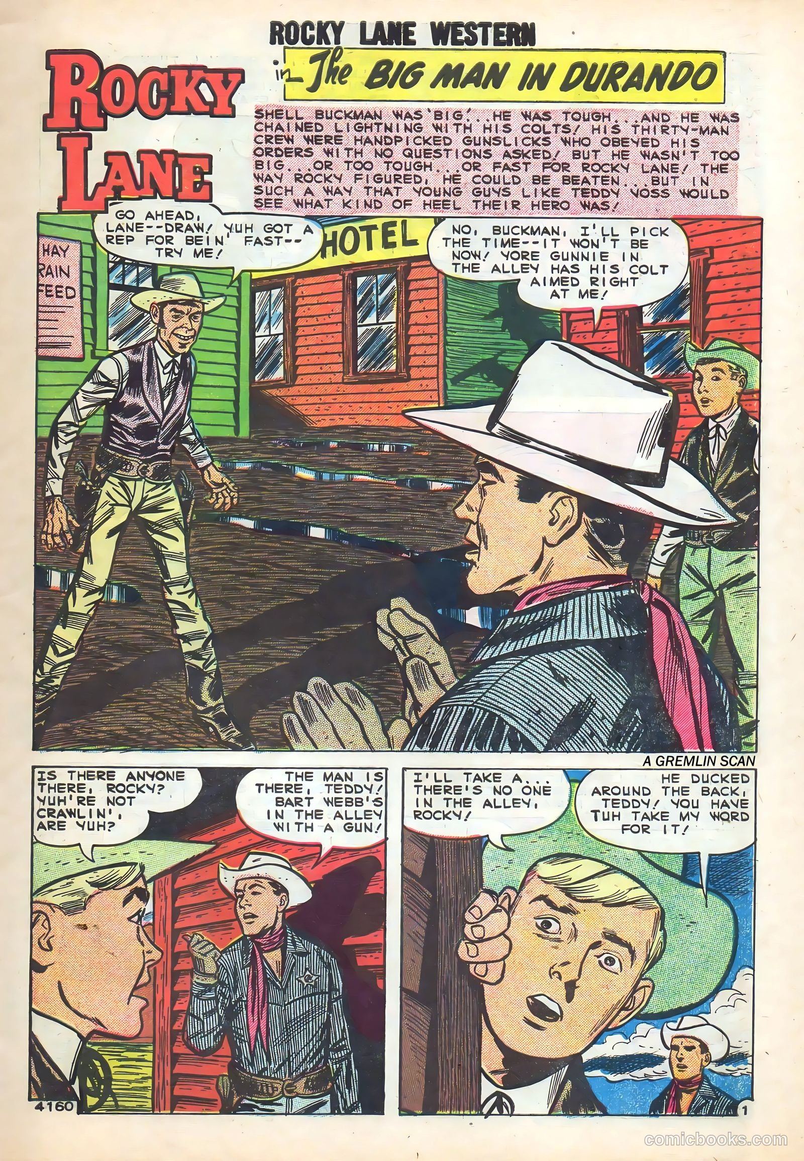 Rocky Lane Western #86 (1959) — page 3 of 36