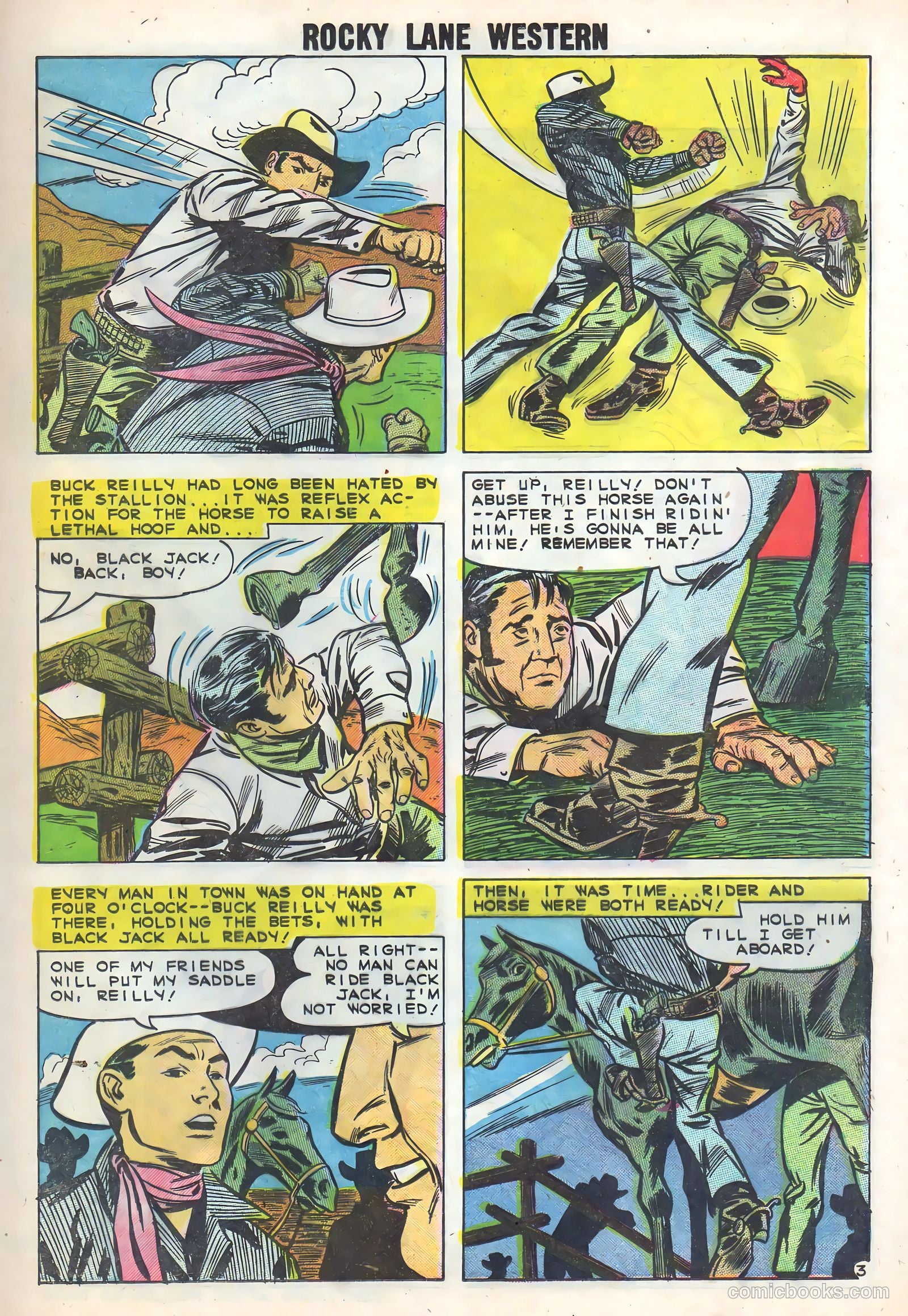 Rocky Lane Western #86 (1959) — page 13 of 36