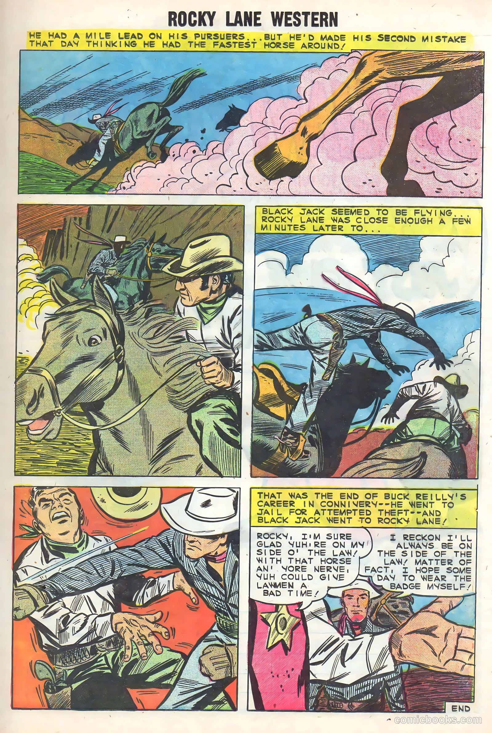Rocky Lane Western #86 (1959) — page 17 of 36