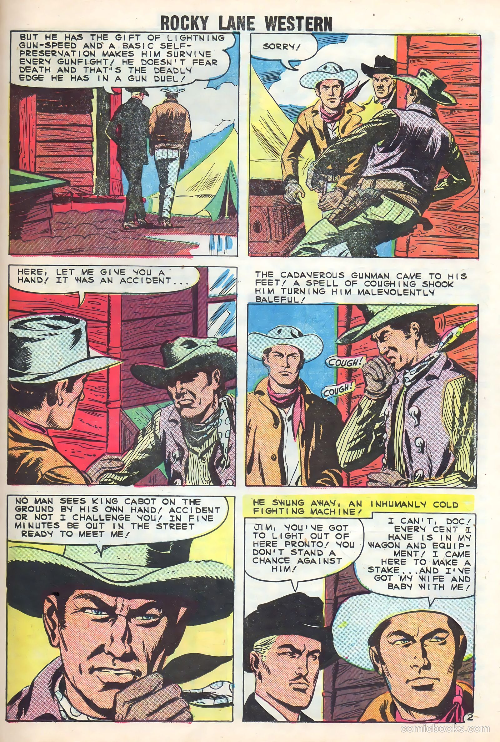 Rocky Lane Western #86 (1959) — page 23 of 36