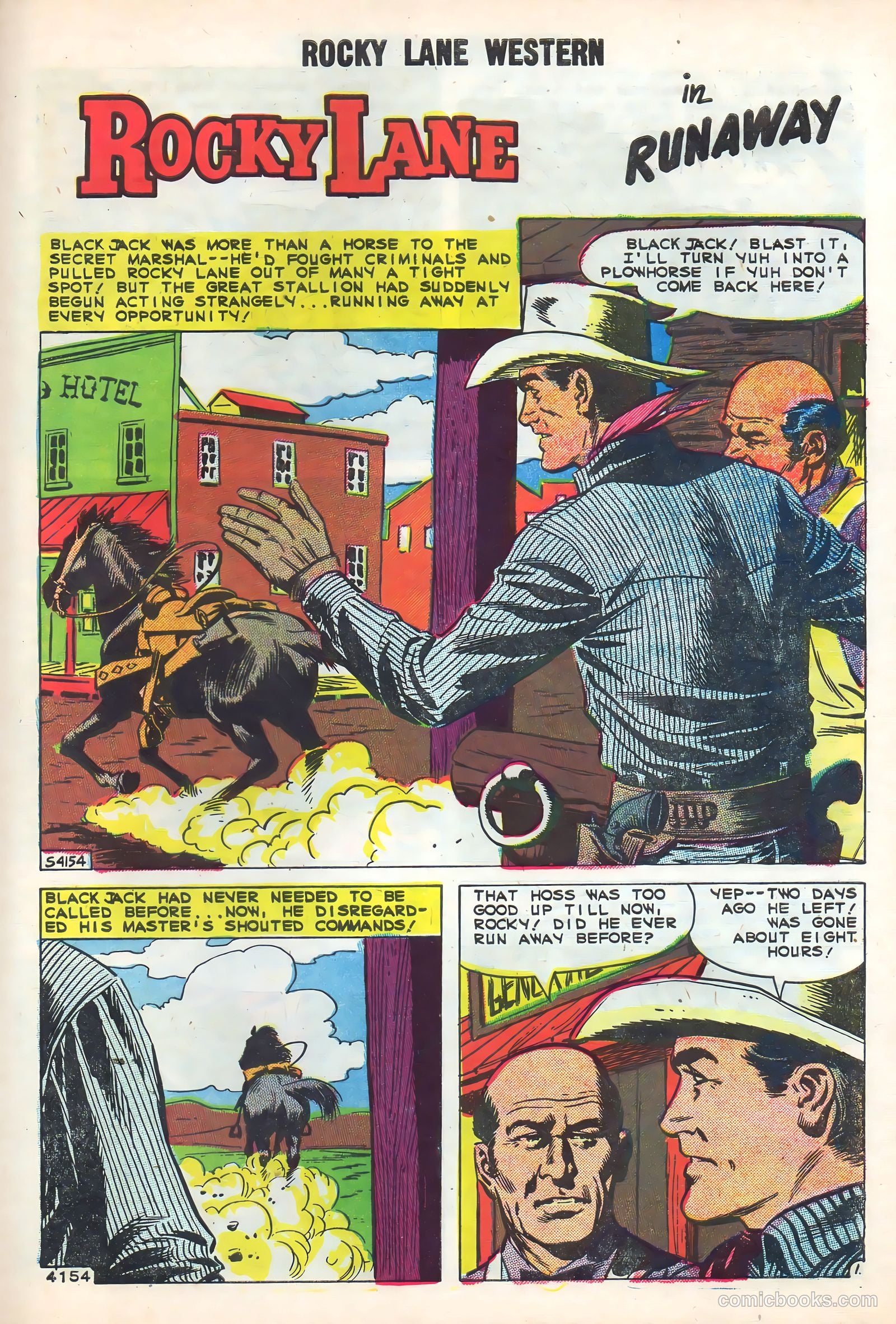 Rocky Lane Western #86 (1959) — page 27 of 36