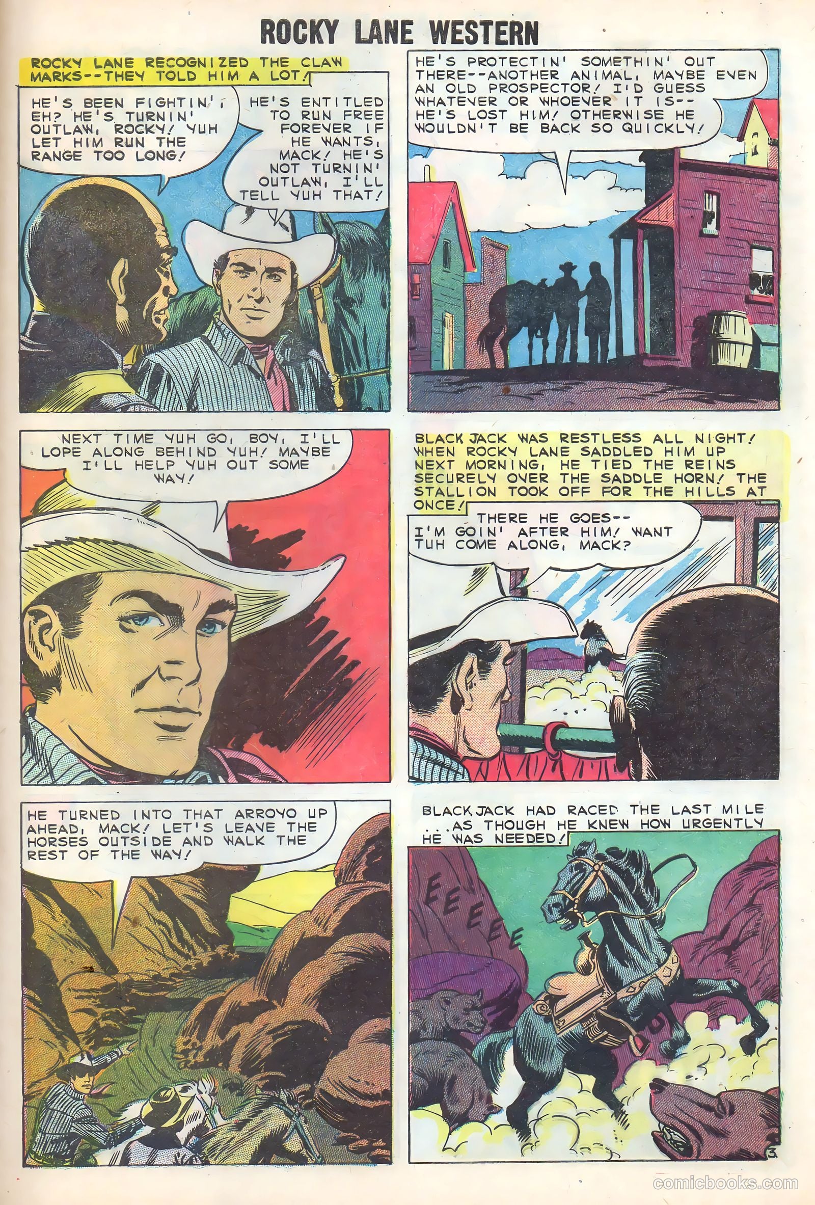 Rocky Lane Western #86 (1959) — page 29 of 36
