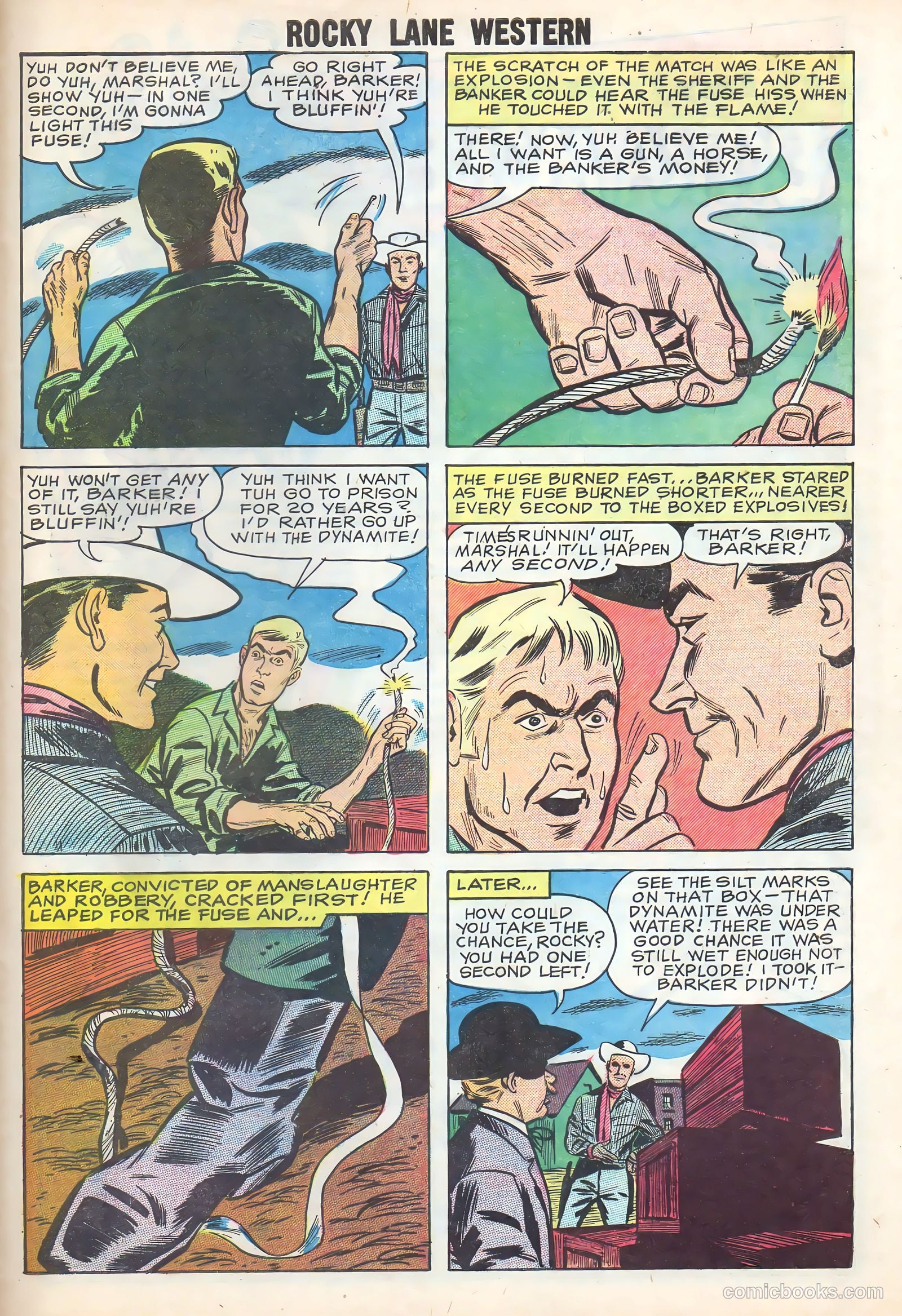 Rocky Lane Western #86 (1959) — page 33 of 36