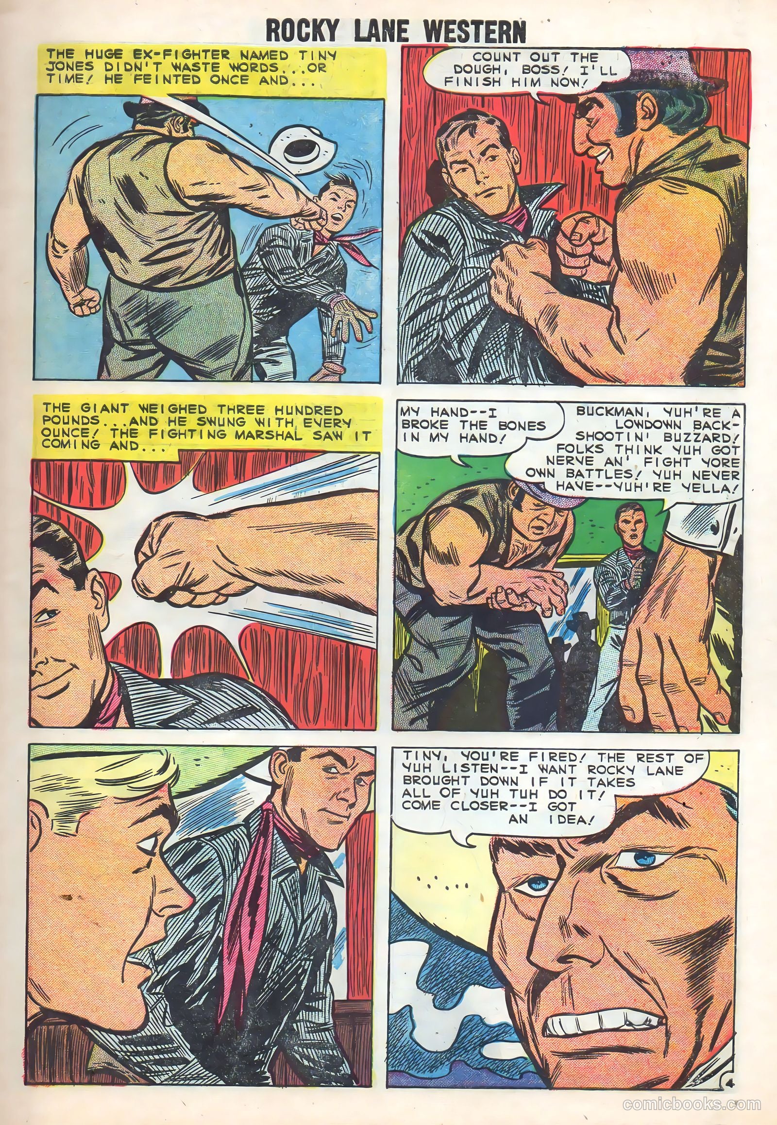 Rocky Lane Western #86 (1959) — page 7 of 36