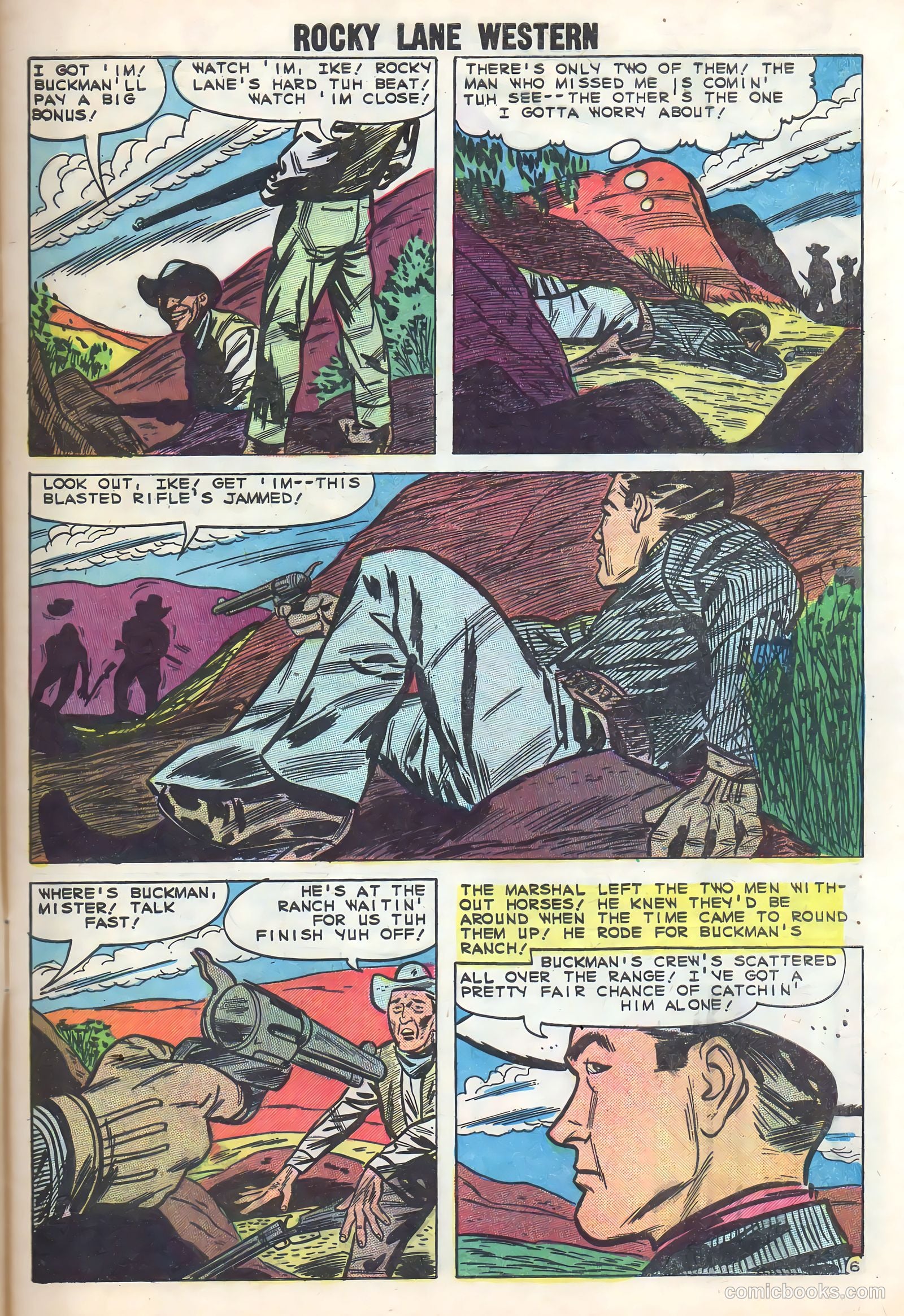 Rocky Lane Western #86 (1959) — page 9 of 36