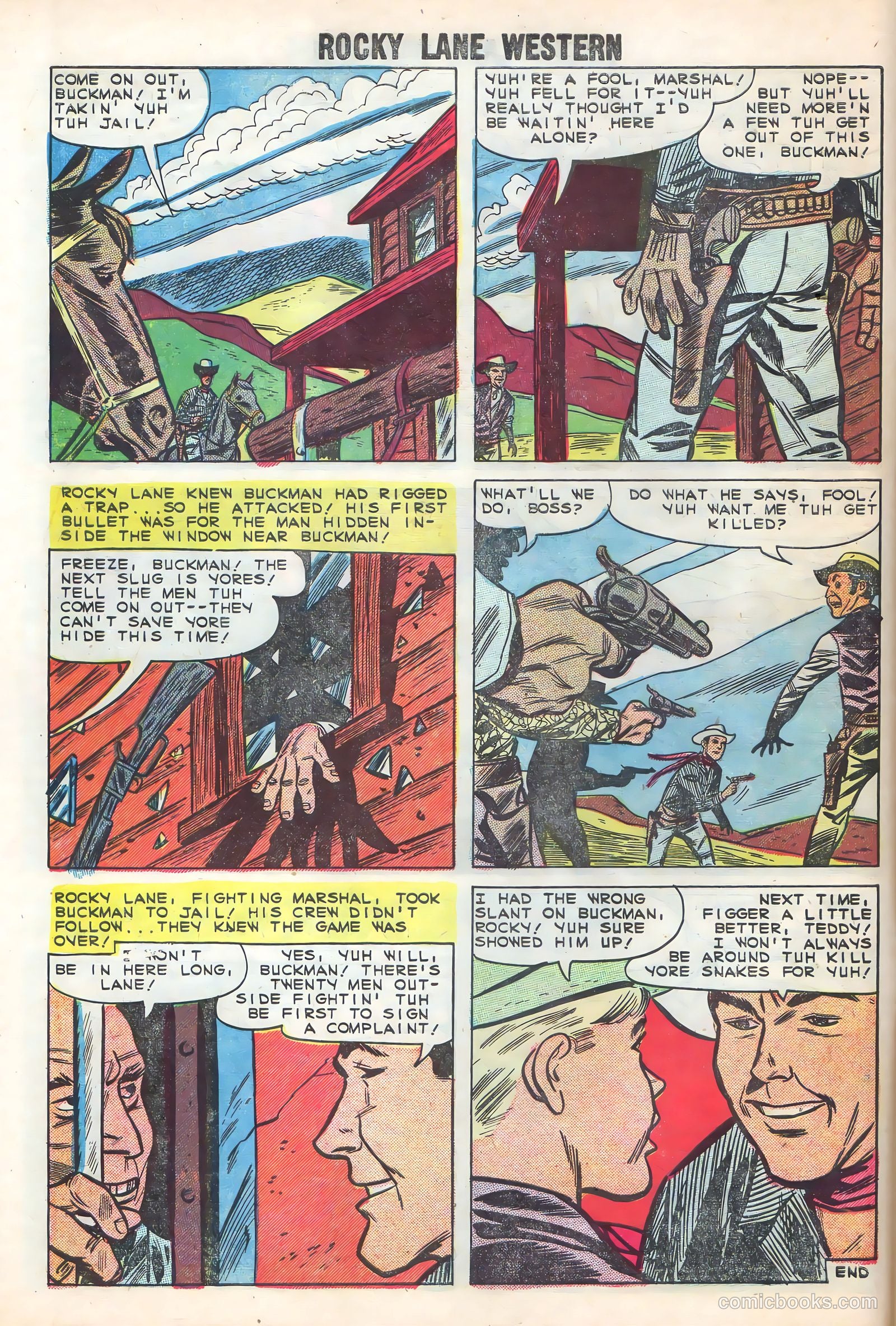 Rocky Lane Western #86 (1959) — page 10 of 36