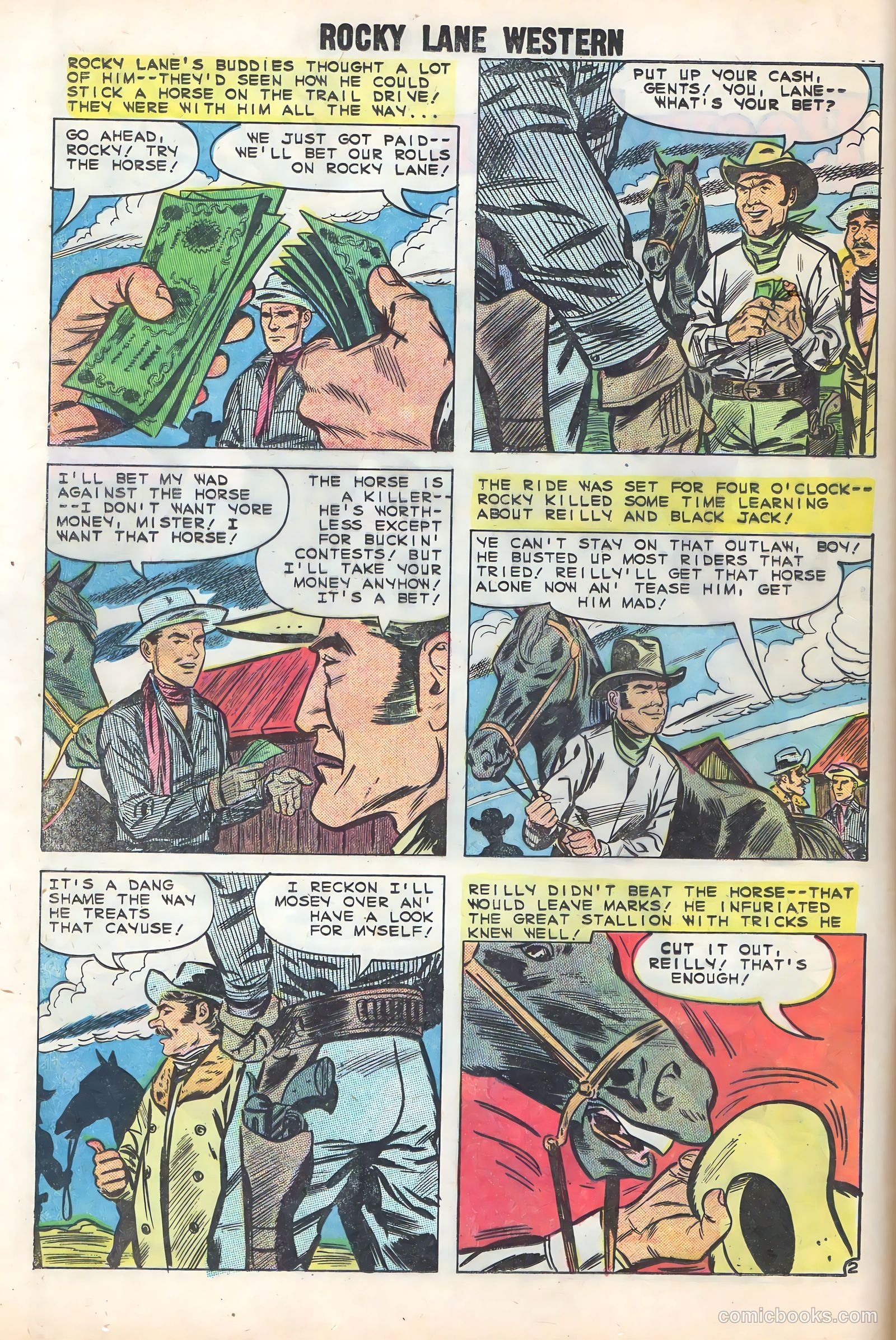 Rocky Lane Western #86 (1959) — page 12 of 36
