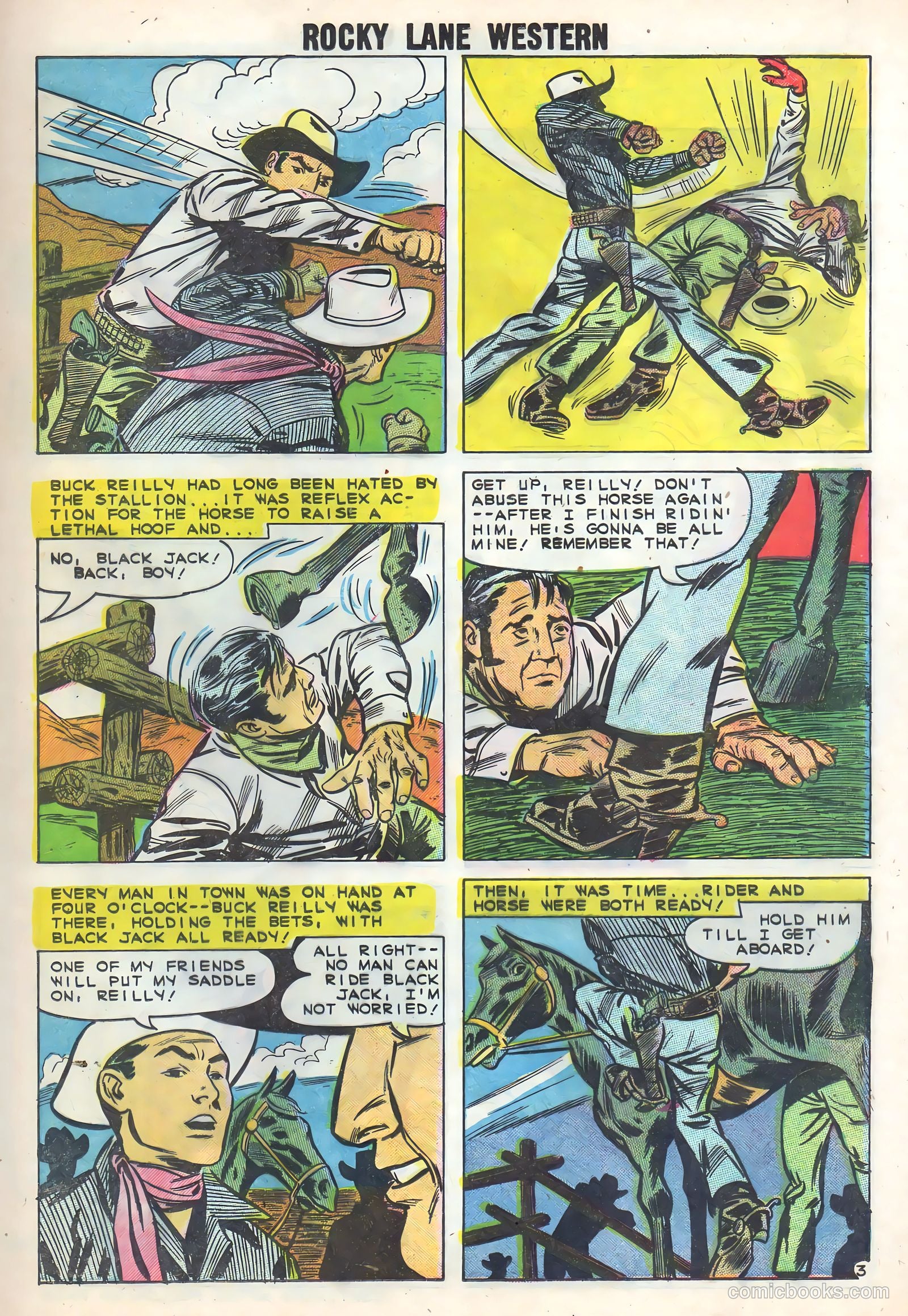 Rocky Lane Western #86 (1959) — page 13 of 36