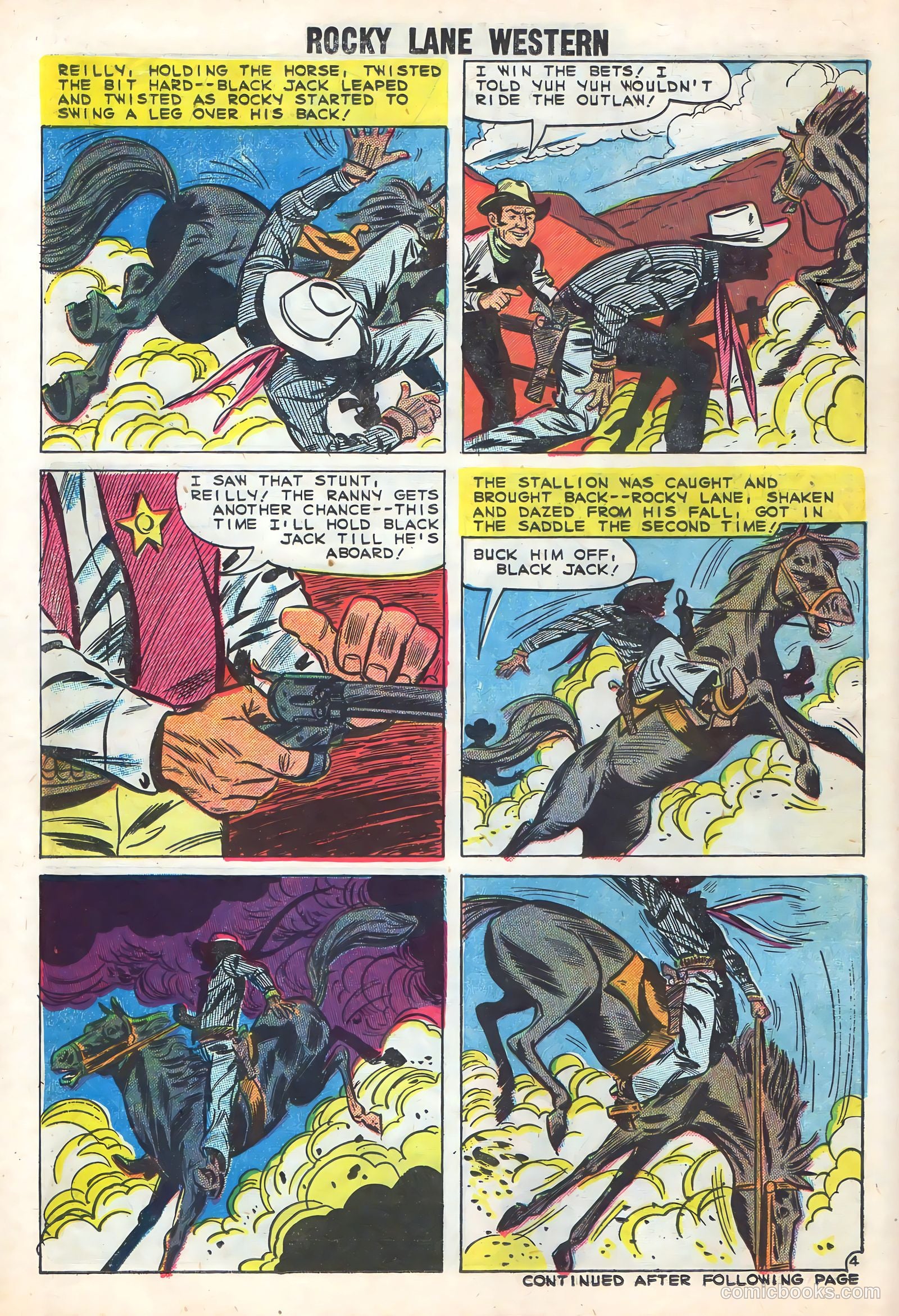 Rocky Lane Western #86 (1959) — page 14 of 36