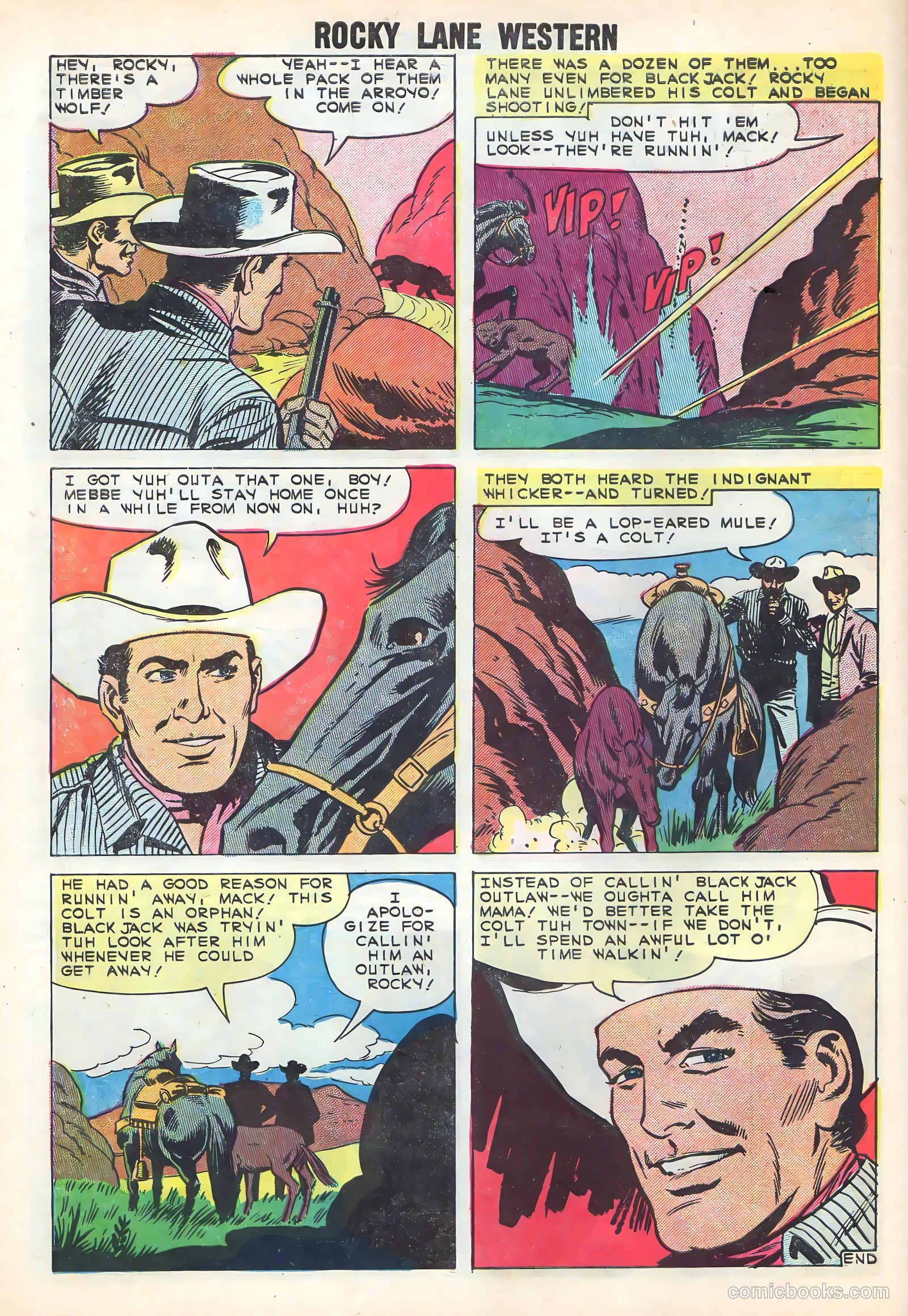 Rocky Lane Western #86 (1959) — page 30 of 36