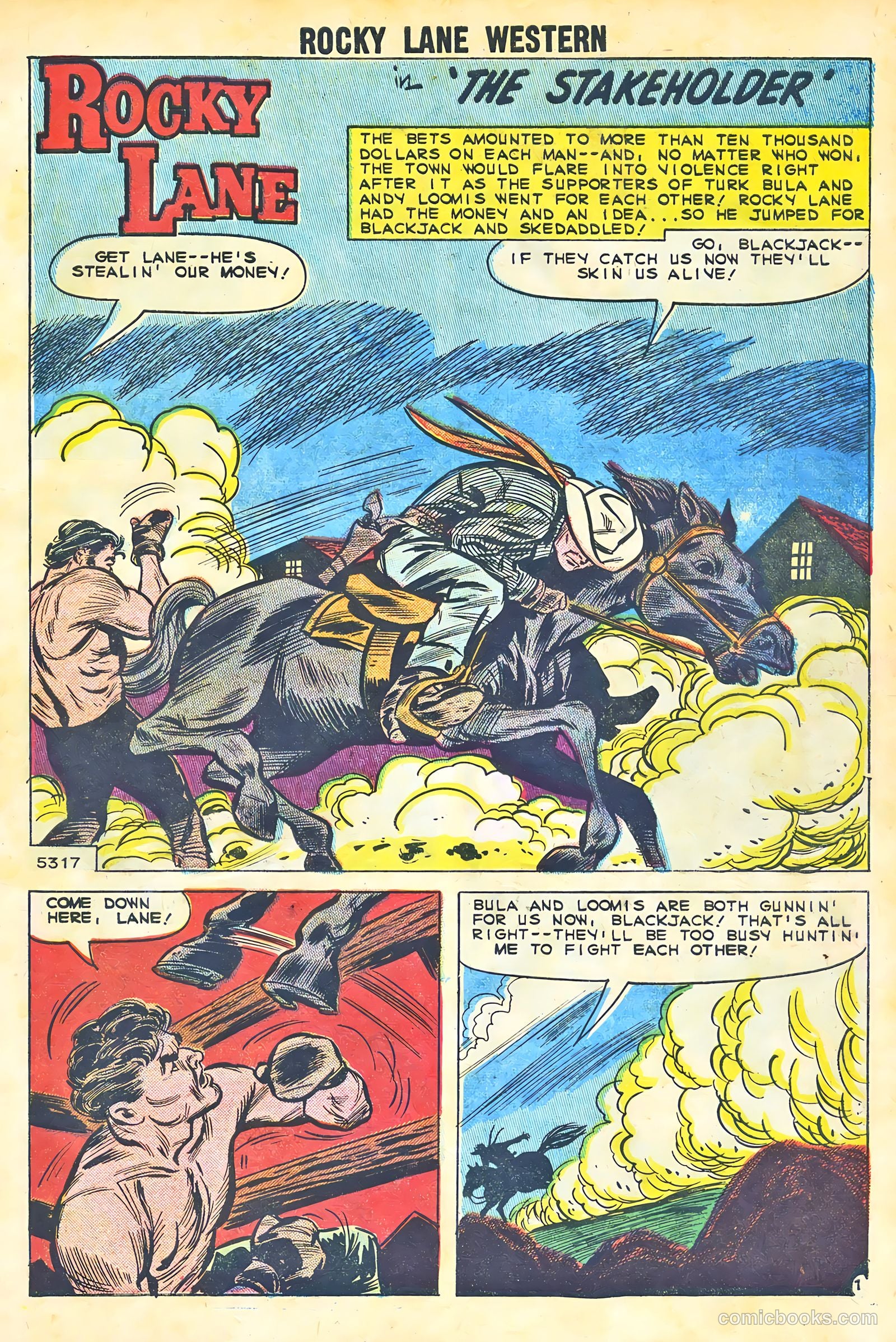 Rocky Lane Western #87 (1959) — page 3 of 36
