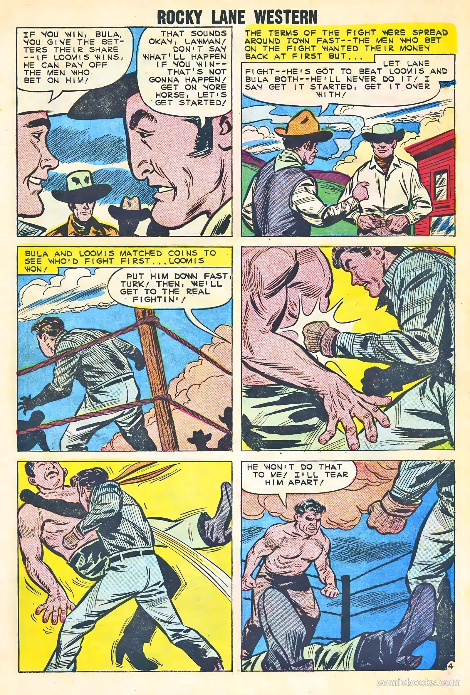 Rocky Lane Western #87 (1959) — page 7 of 36