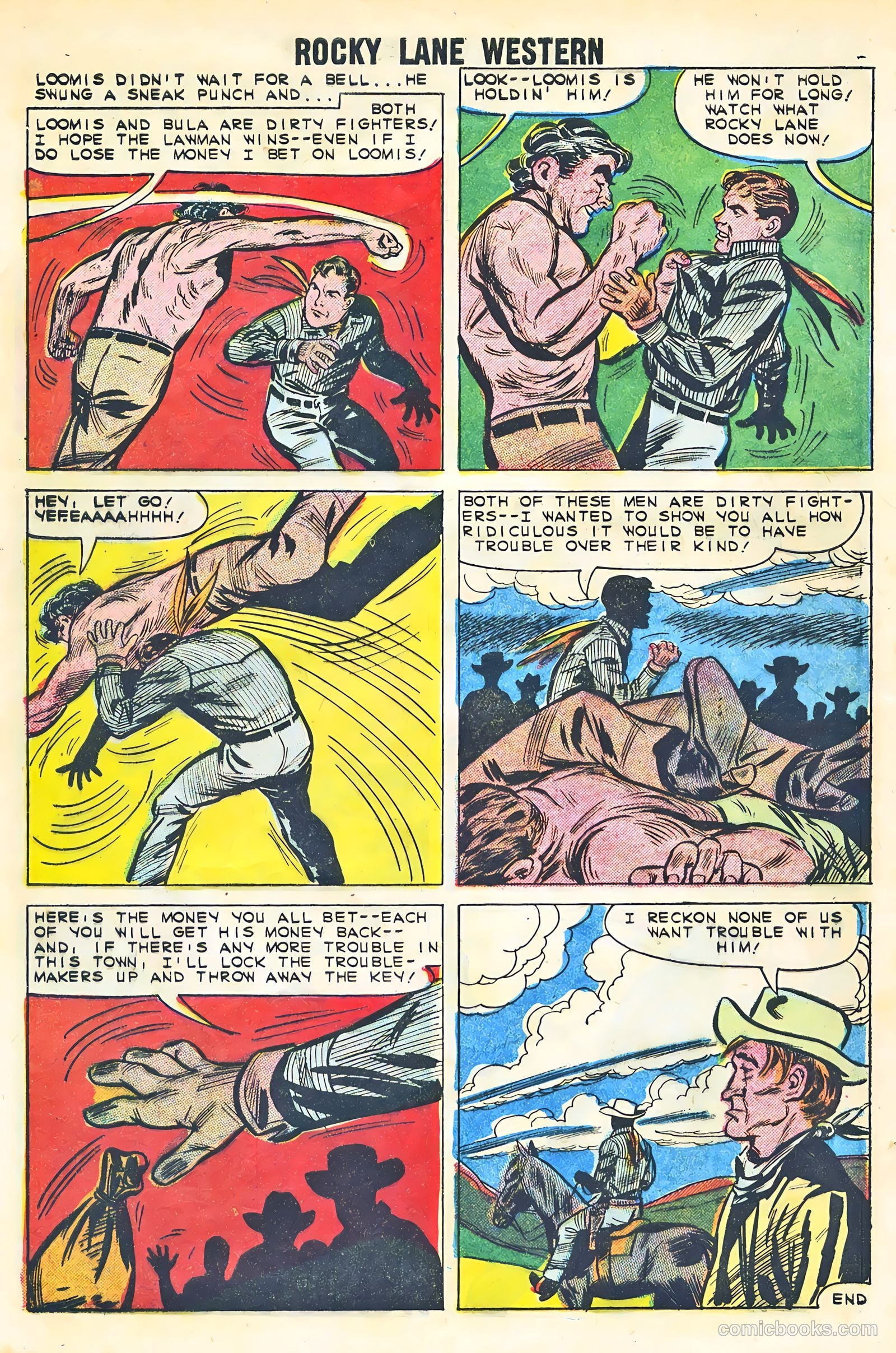 Rocky Lane Western #87 (1959) — page 8 of 36