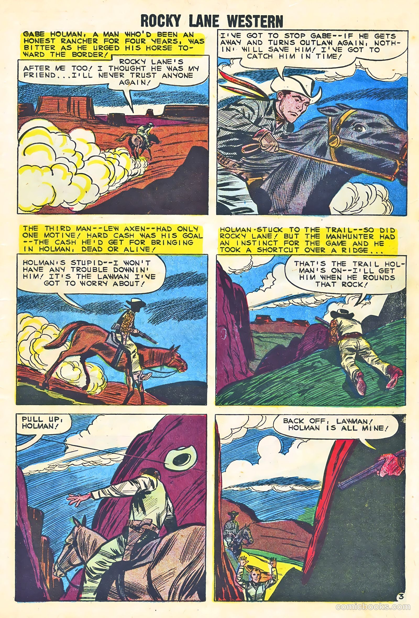 Rocky Lane Western #87 (1959) — page 11 of 36