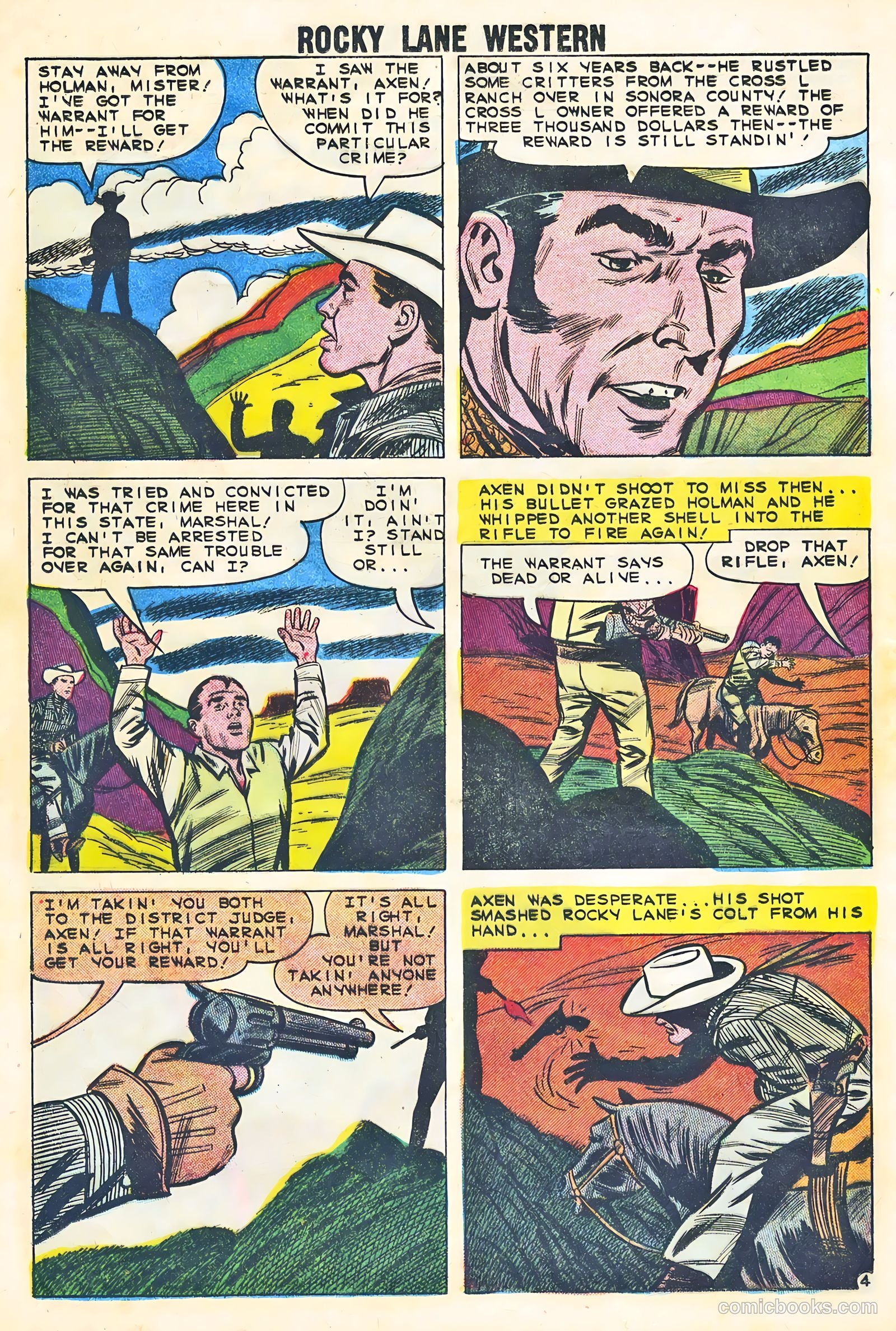 Rocky Lane Western #87 (1959) — page 12 of 36