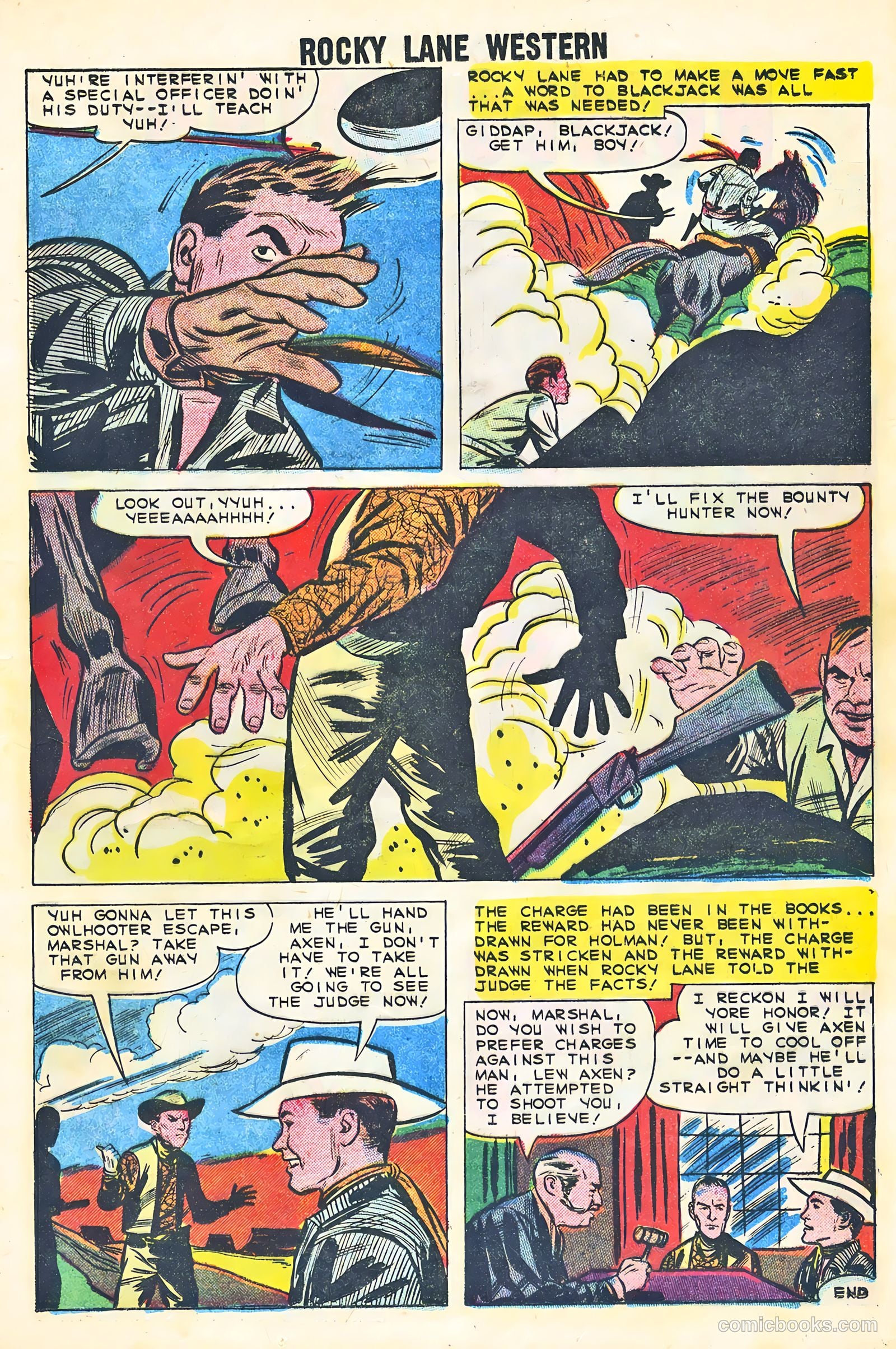 Rocky Lane Western #87 (1959) — page 13 of 36