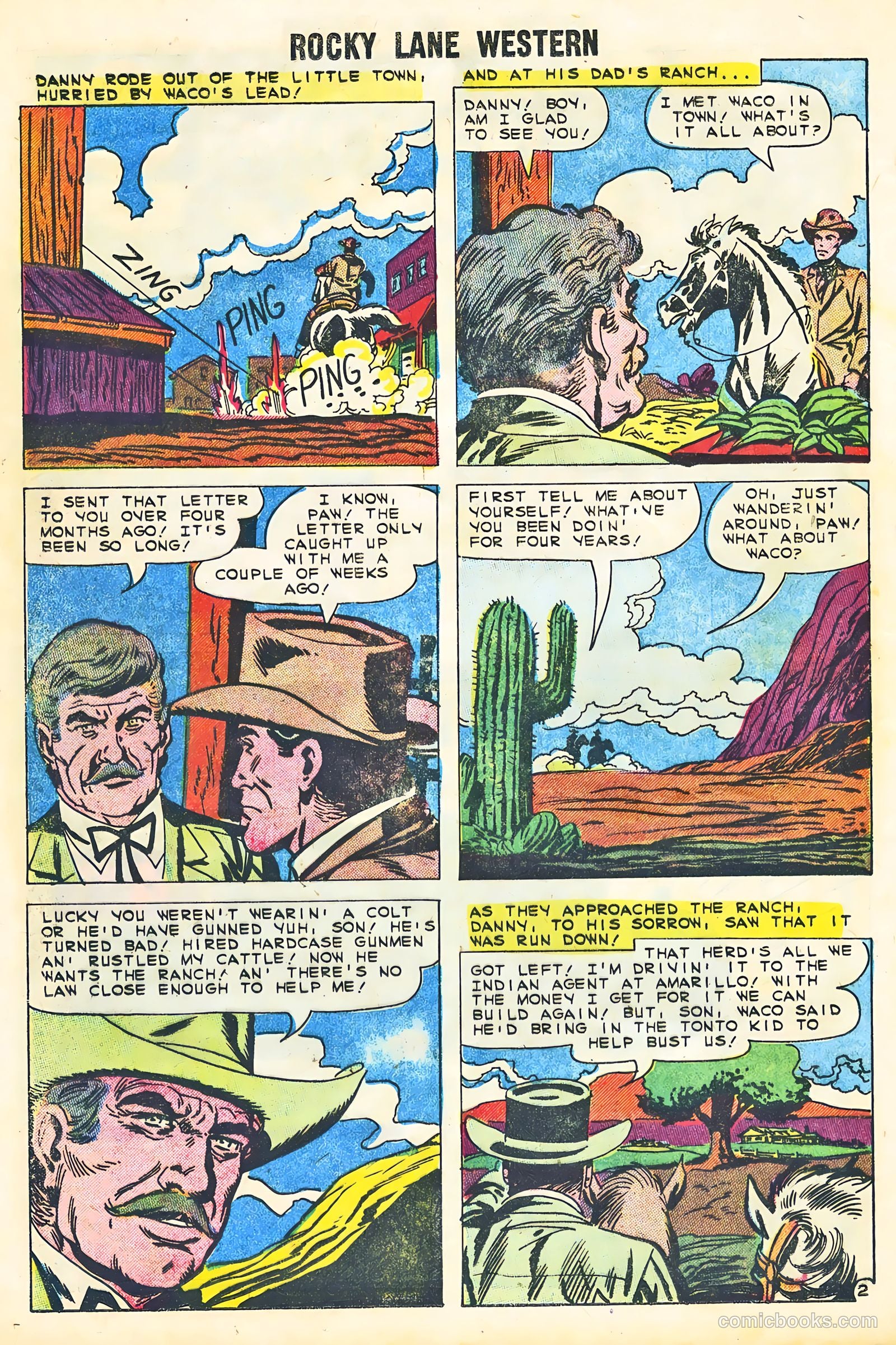 Rocky Lane Western #87 (1959) — page 16 of 36