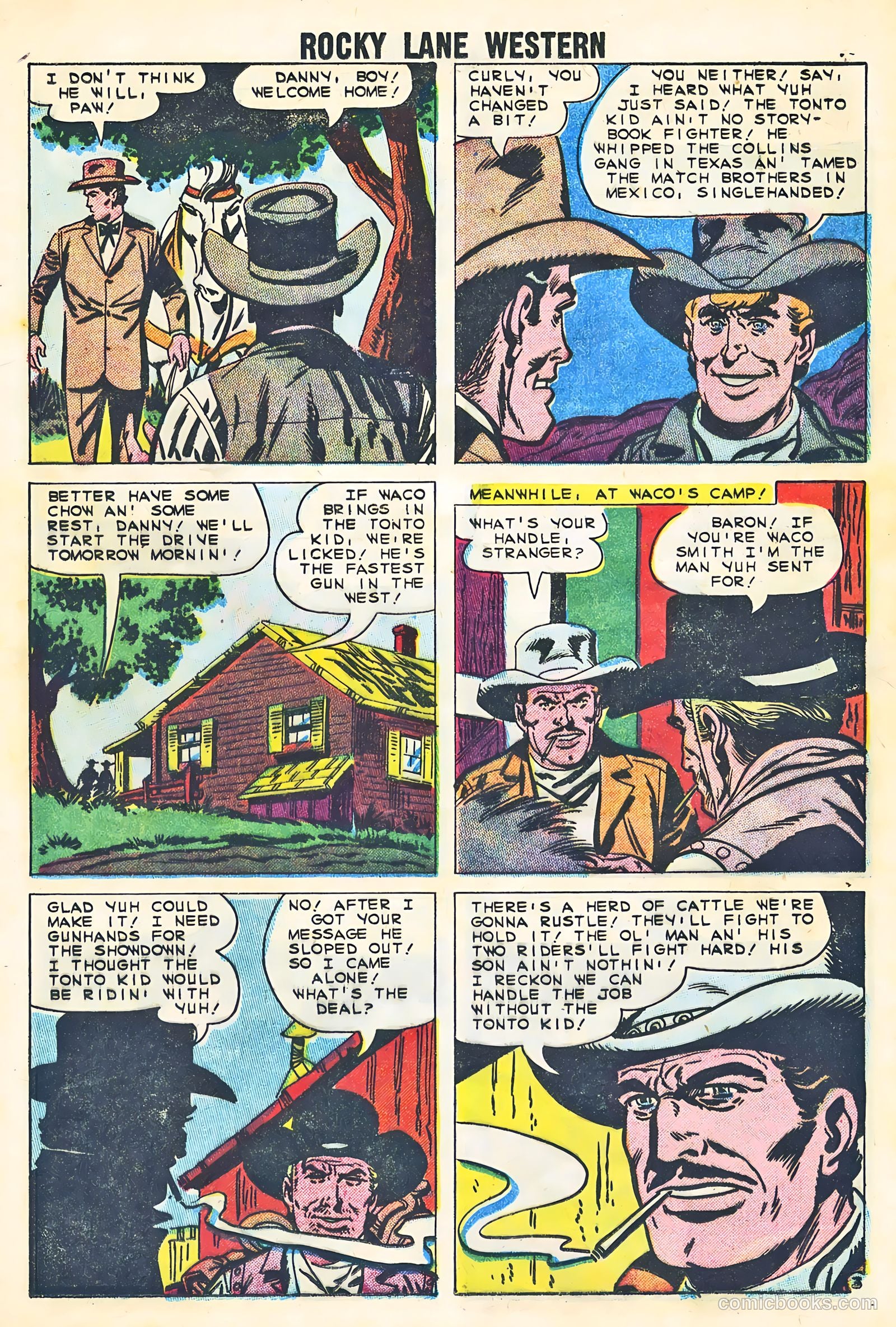 Rocky Lane Western #87 (1959) — page 17 of 36