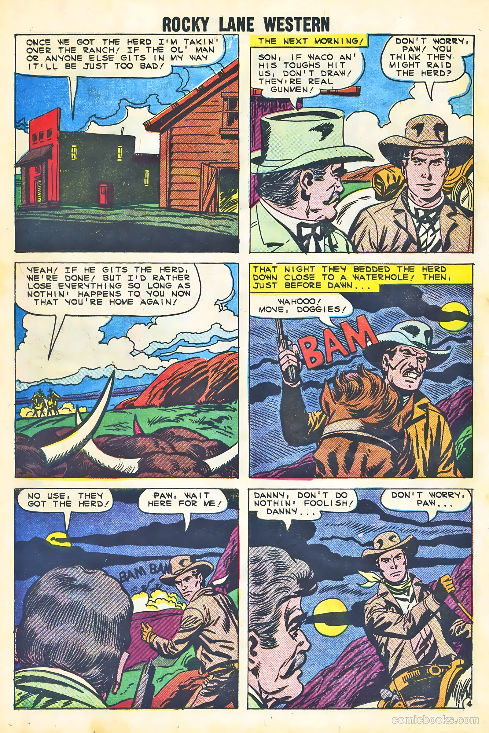 Rocky Lane Western #87 (1959) — page 18 of 36