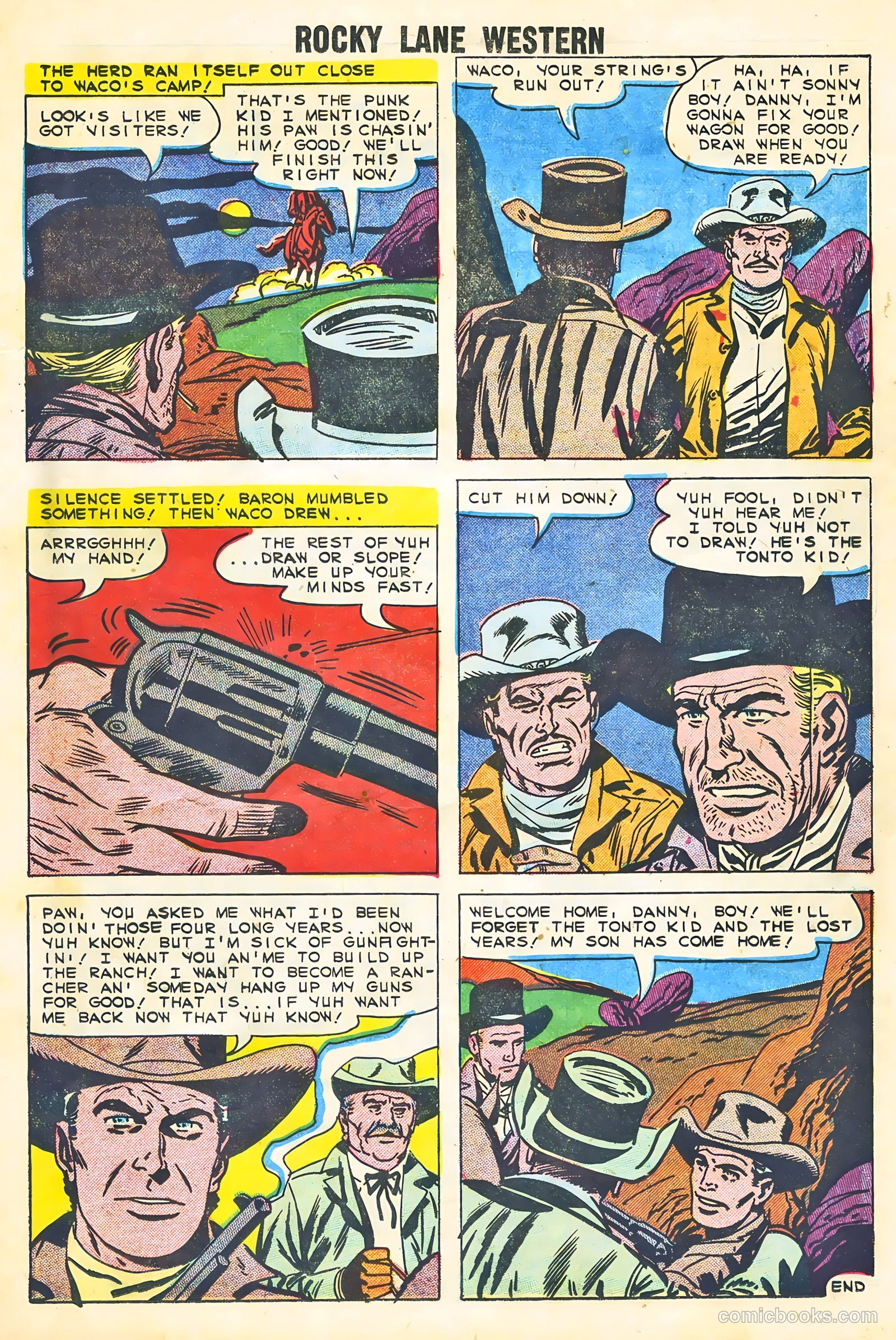 Rocky Lane Western #87 (1959) — page 19 of 36