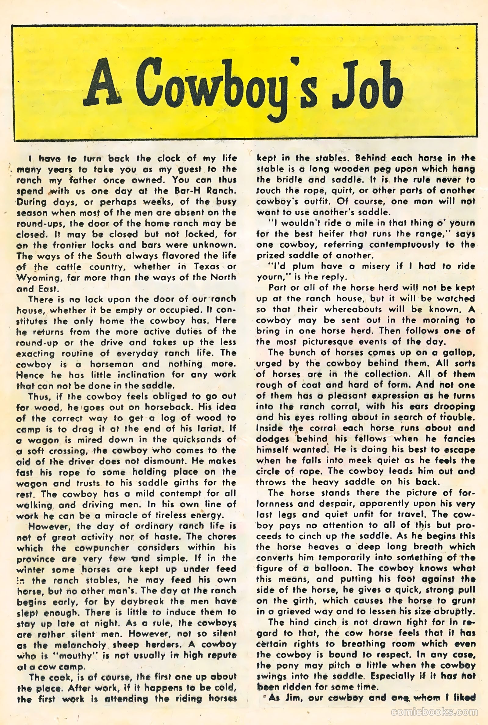 Rocky Lane Western #87 (1959) — page 20 of 36