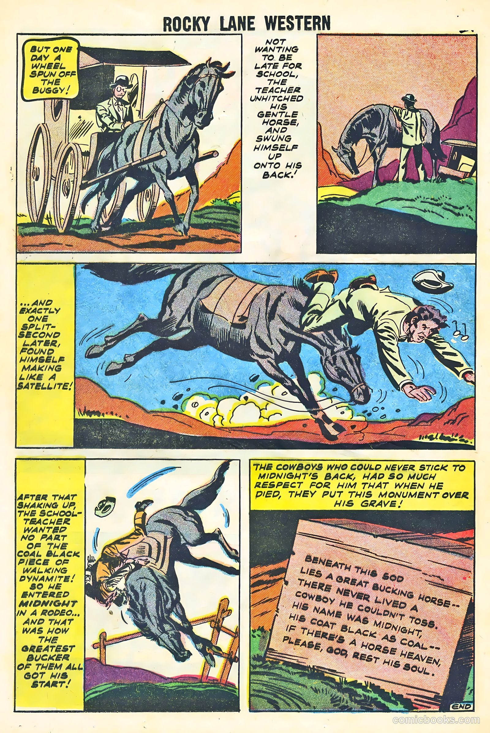 Rocky Lane Western #87 (1959) — page 24 of 36