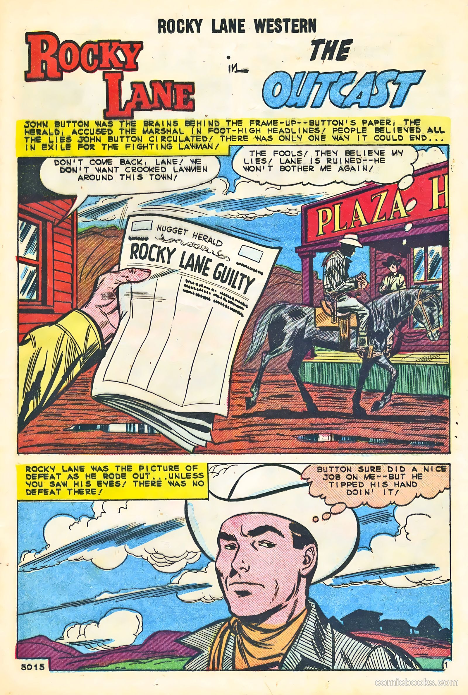 Rocky Lane Western #87 (1959) — page 25 of 36