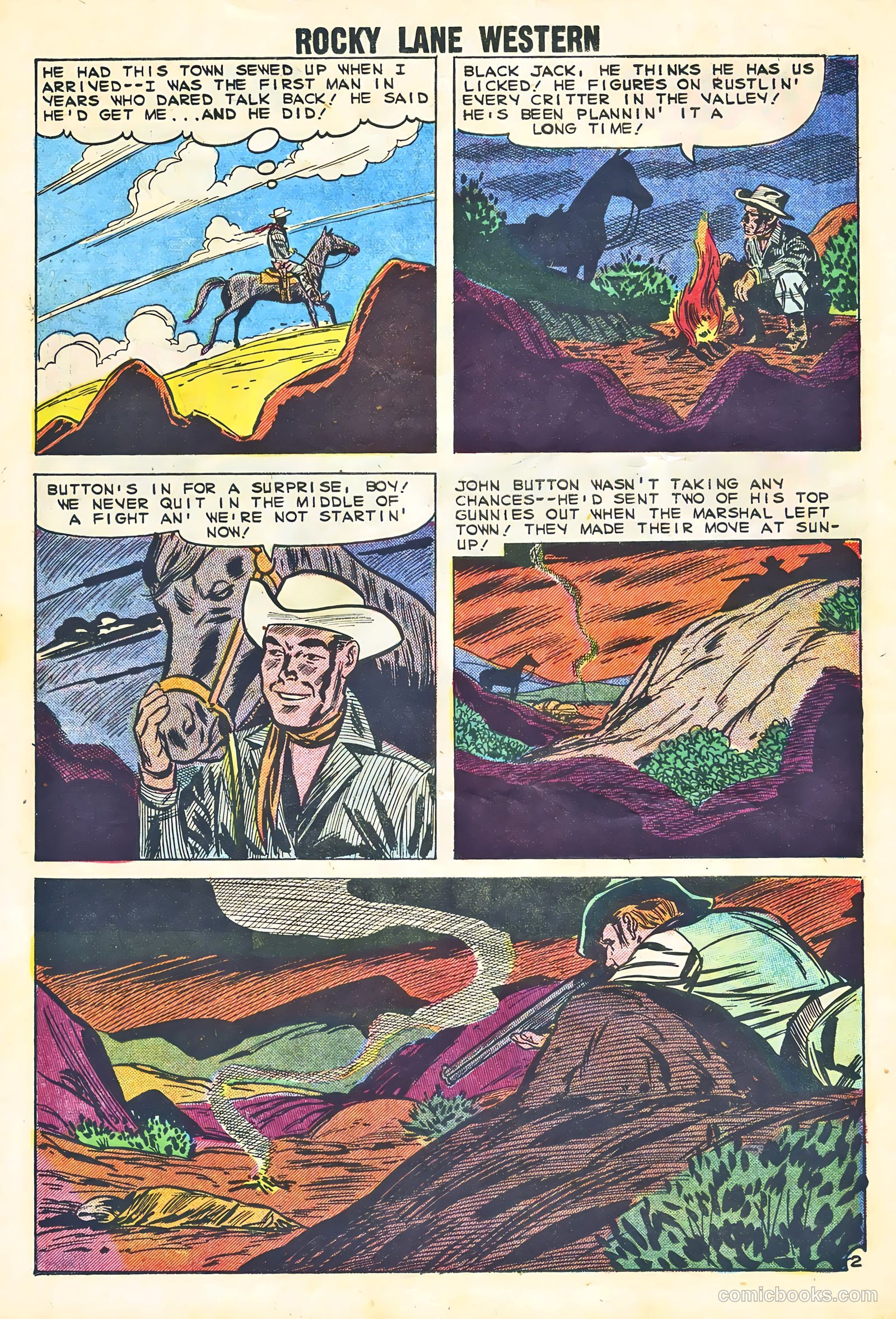 Rocky Lane Western #87 (1959) — page 26 of 36
