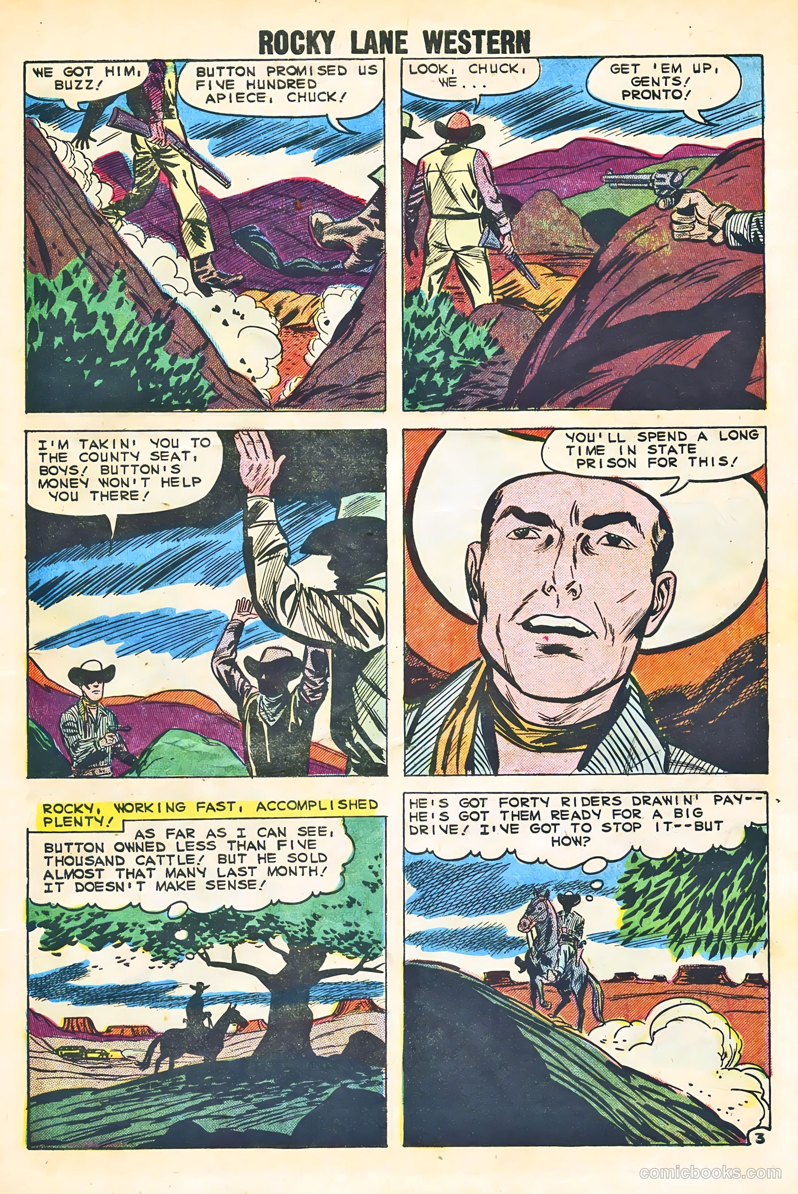 Rocky Lane Western #87 (1959) — page 27 of 36