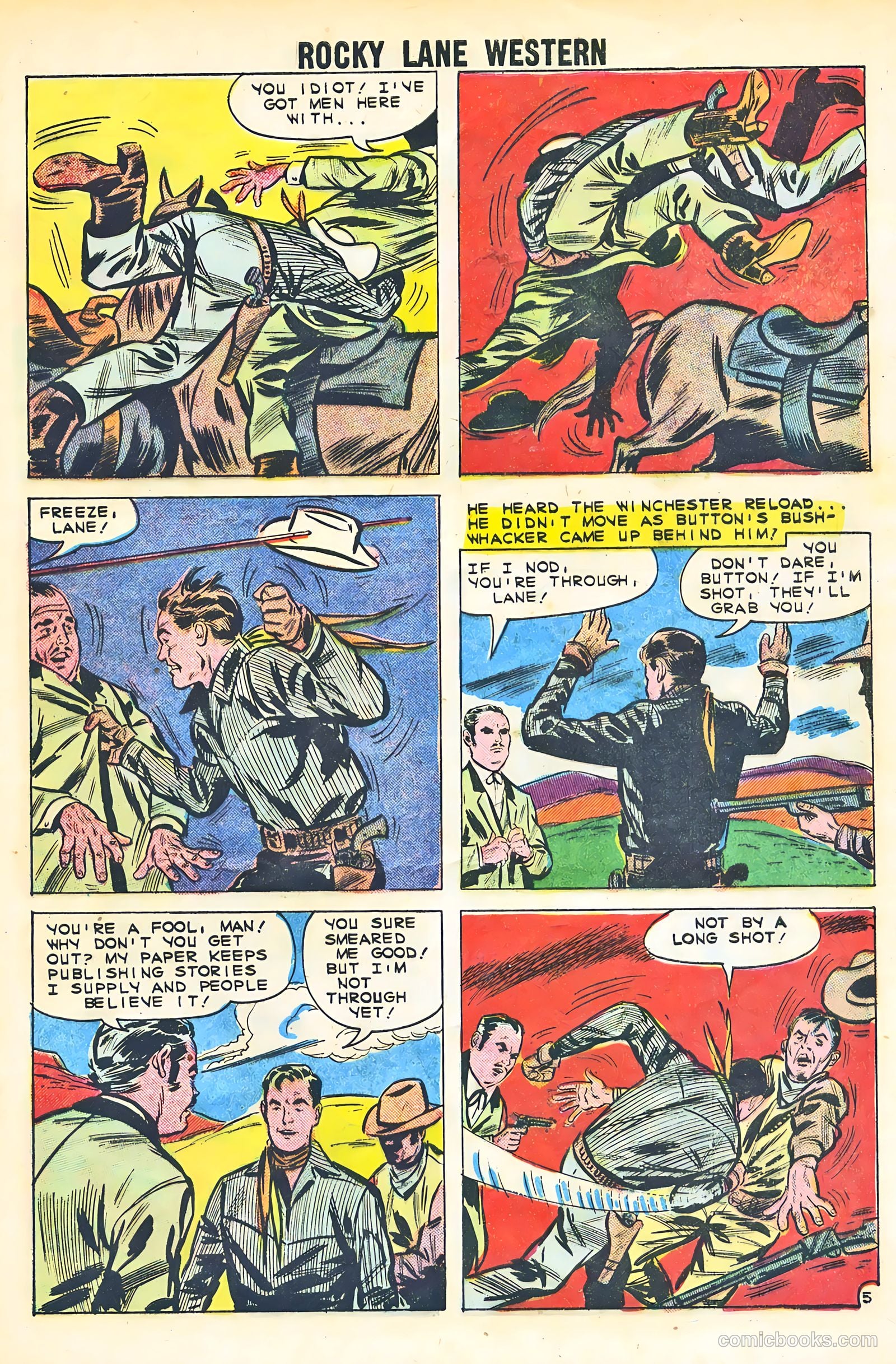 Rocky Lane Western #87 (1959) — page 29 of 36