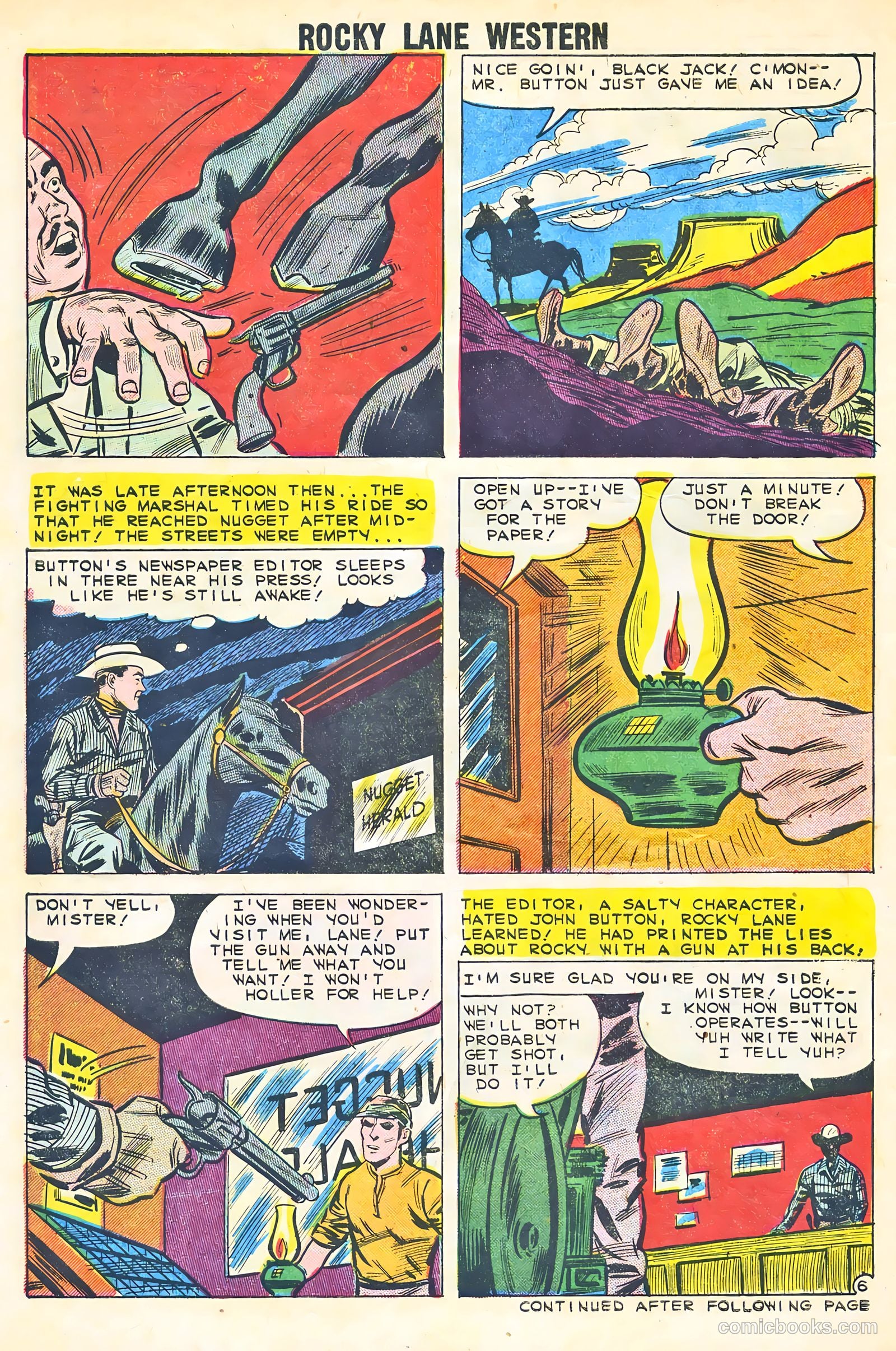 Rocky Lane Western #87 (1959) — page 30 of 36