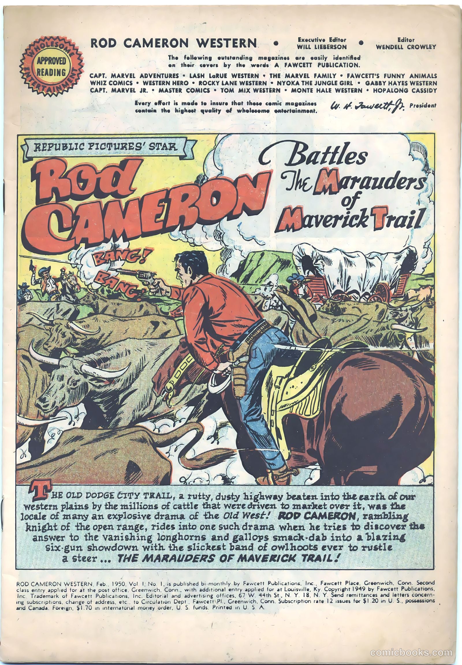Rod Cameron Western #1 (1950) — page 3 of 36