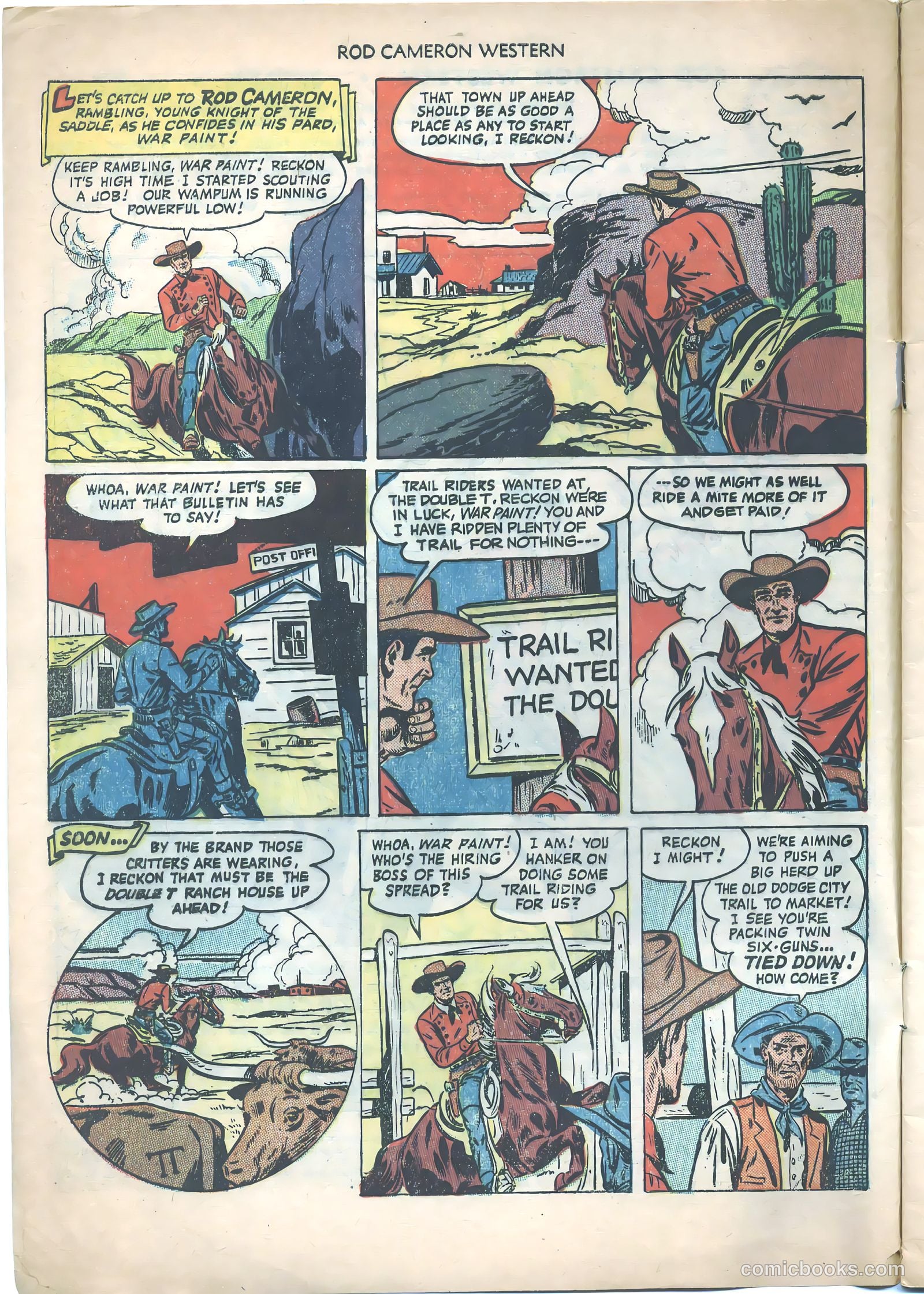 Rod Cameron Western #1 (1950) — page 4 of 36