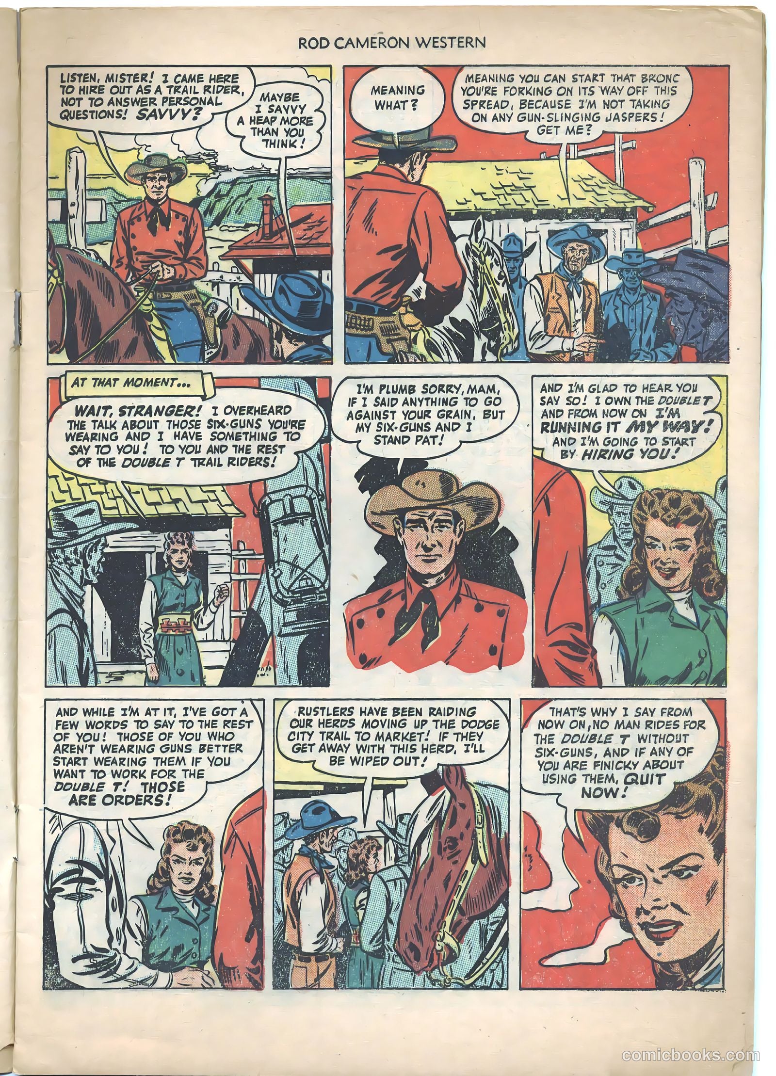 Rod Cameron Western #1 (1950) — page 5 of 36