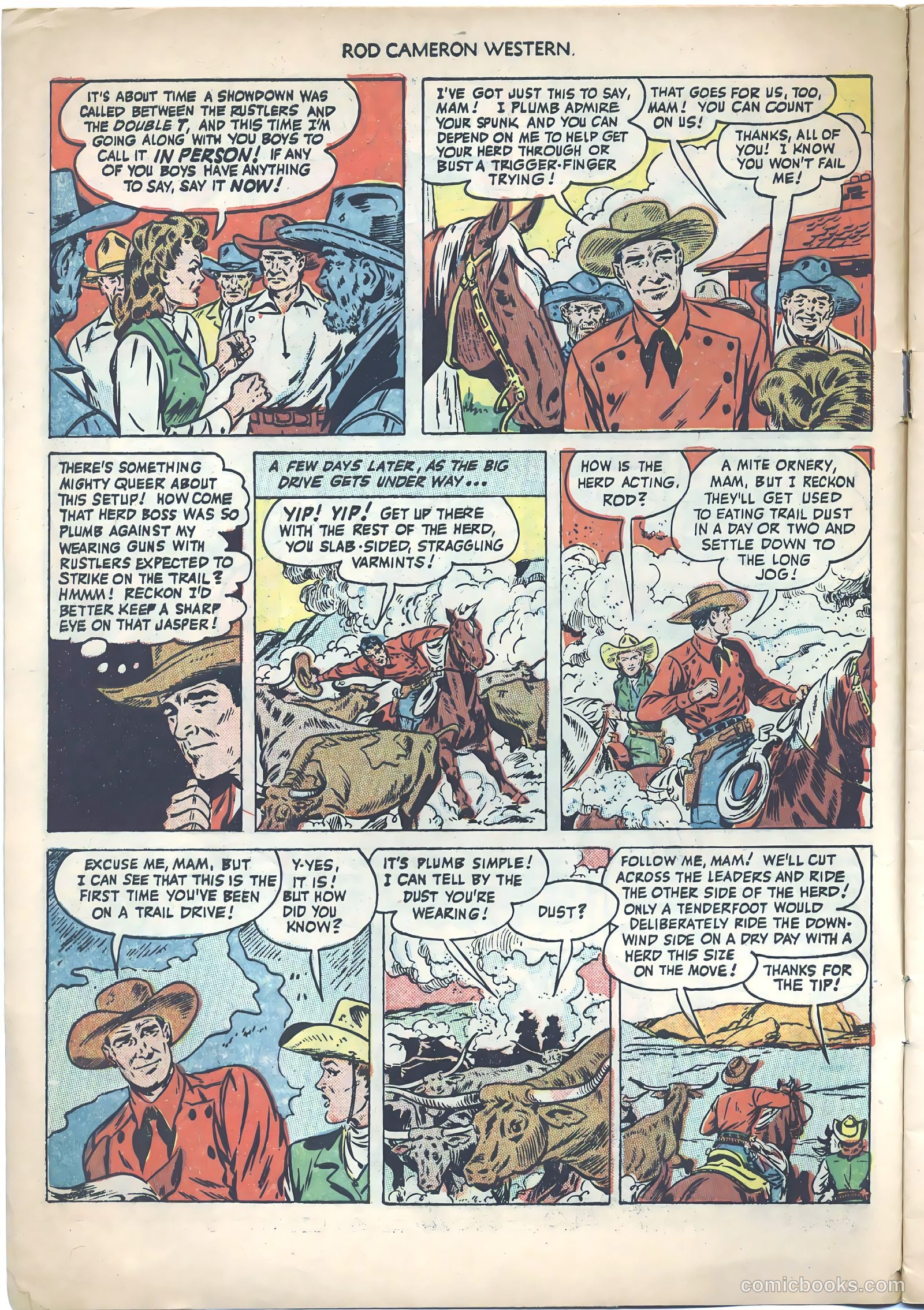 Rod Cameron Western #1 (1950) — page 6 of 36