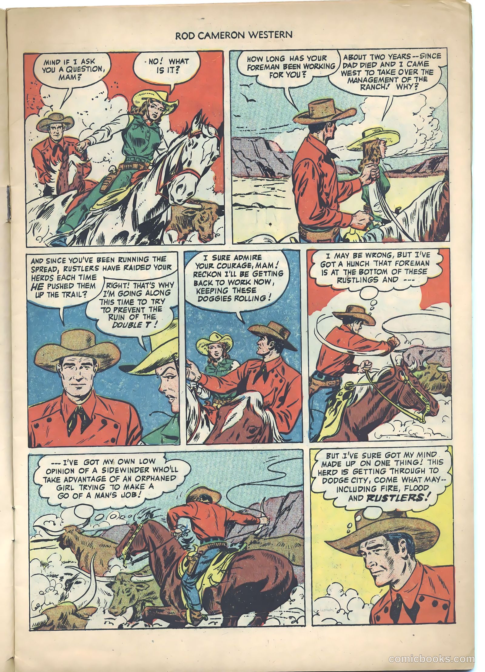 Rod Cameron Western #1 (1950) — page 7 of 36