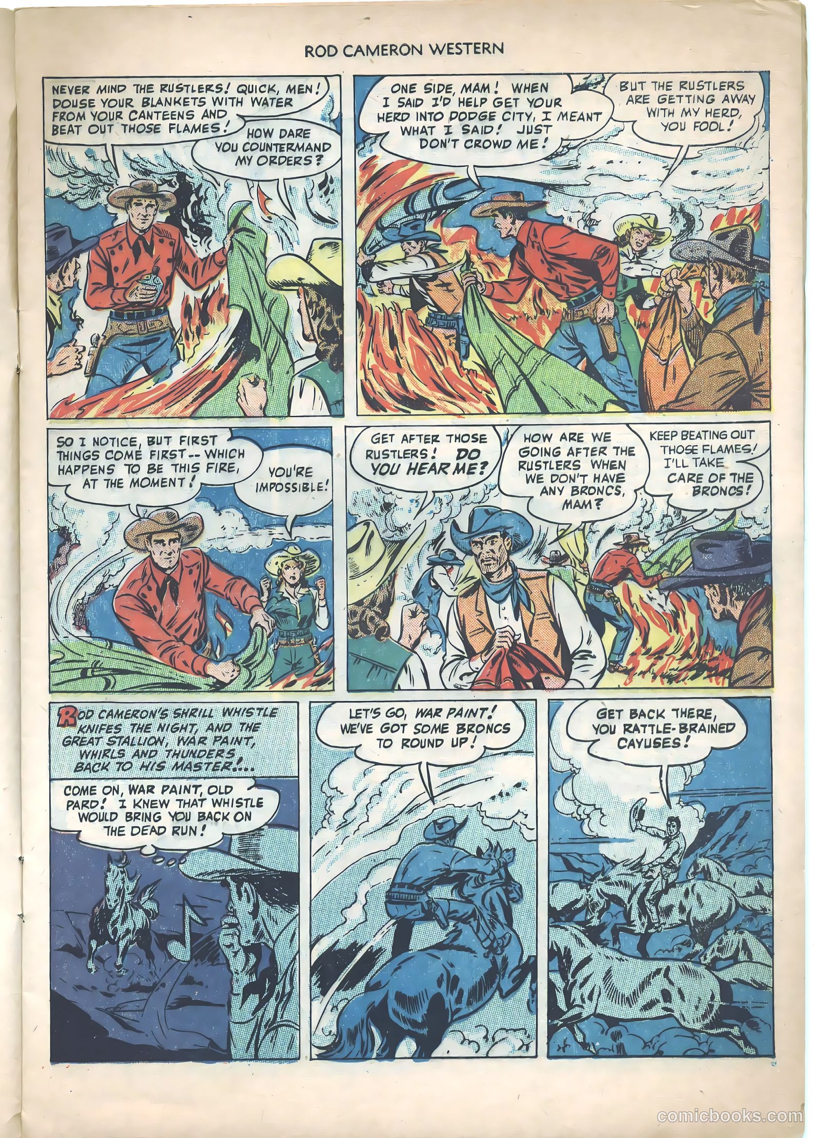 Rod Cameron Western #1 (1950) — page 9 of 36