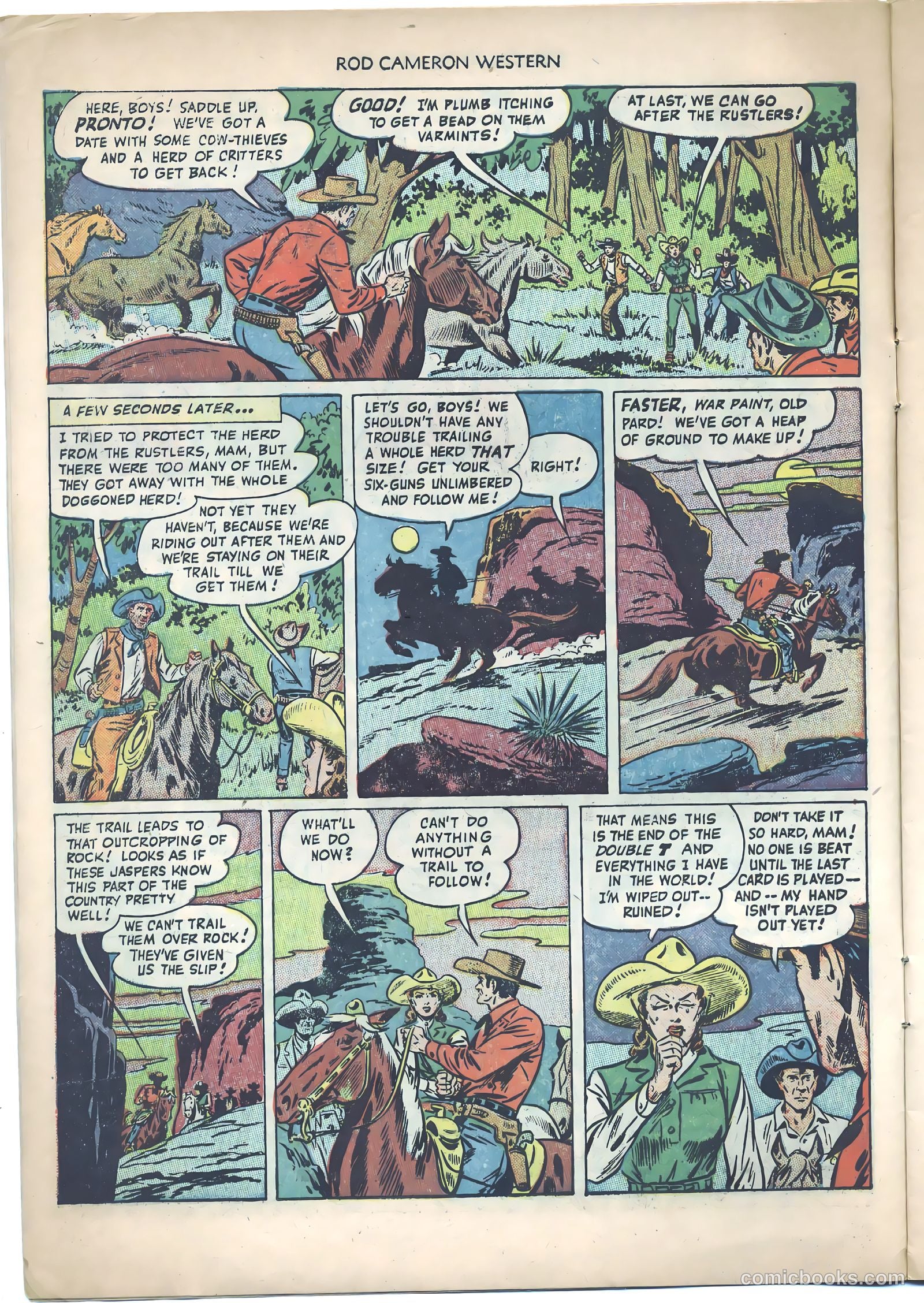 Rod Cameron Western #1 (1950) — page 10 of 36